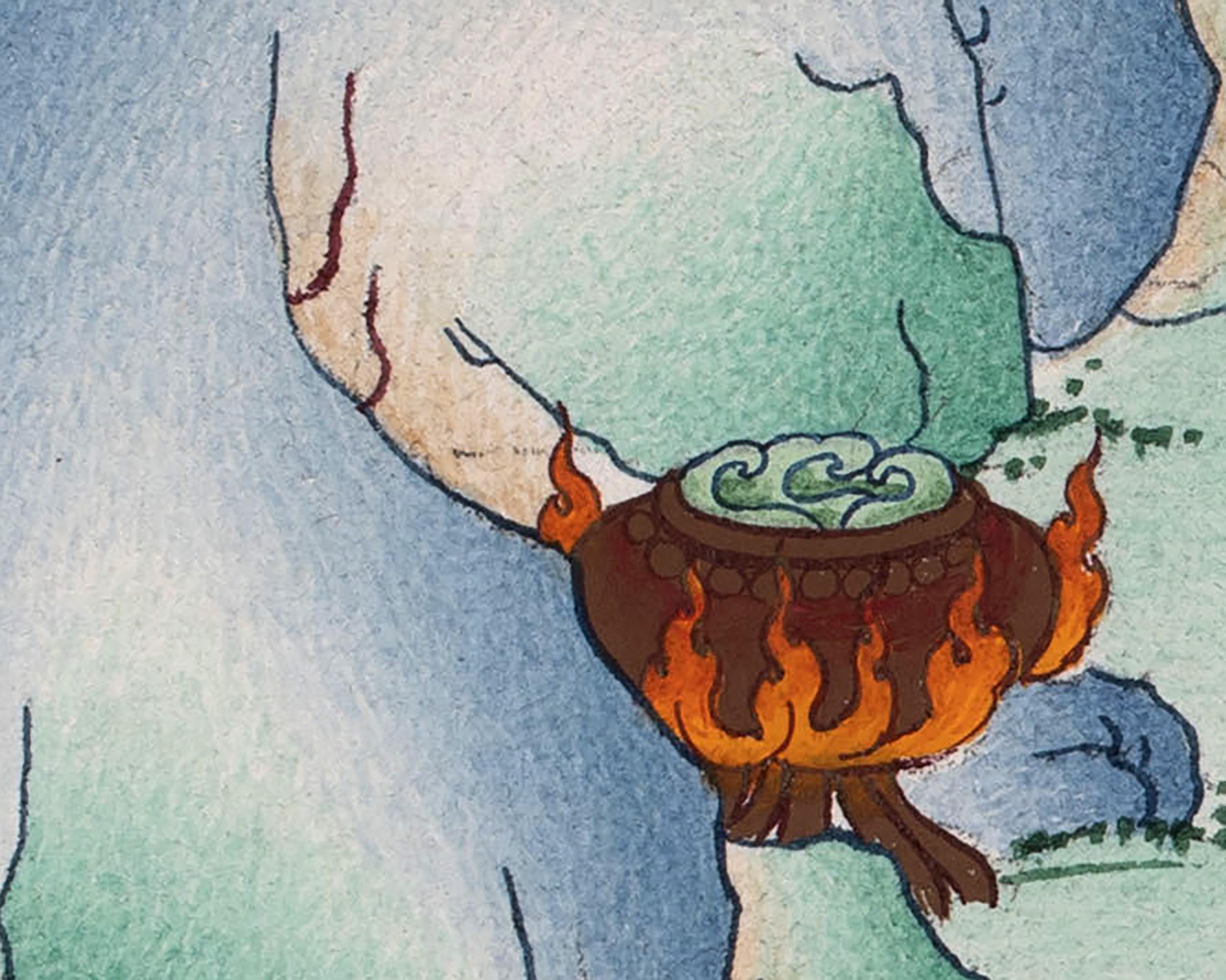 Milarepa Buddha Thangka | Tibetan Buddhist Master