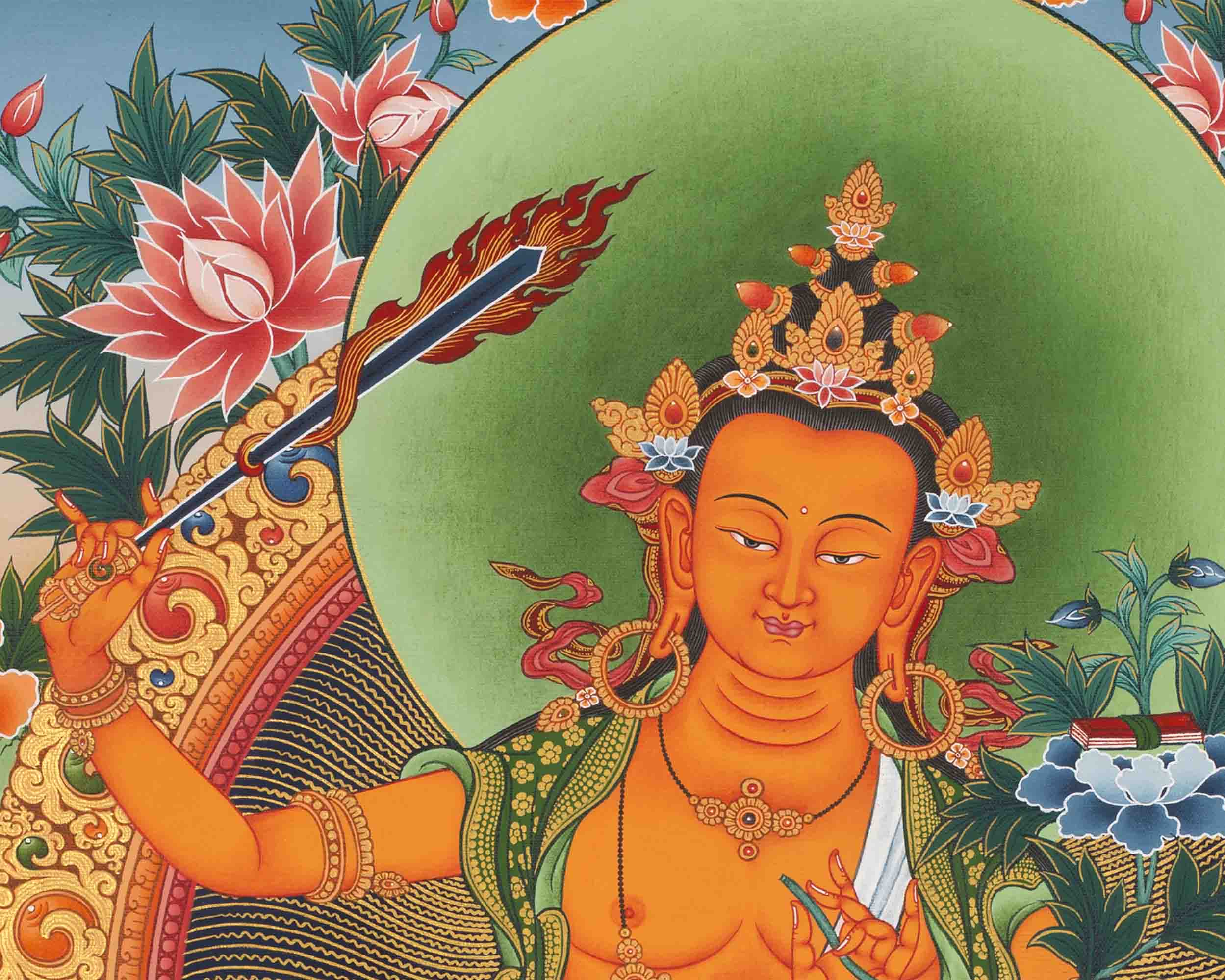 Manjushree Print | Traditional Artwork | Wall Decorations