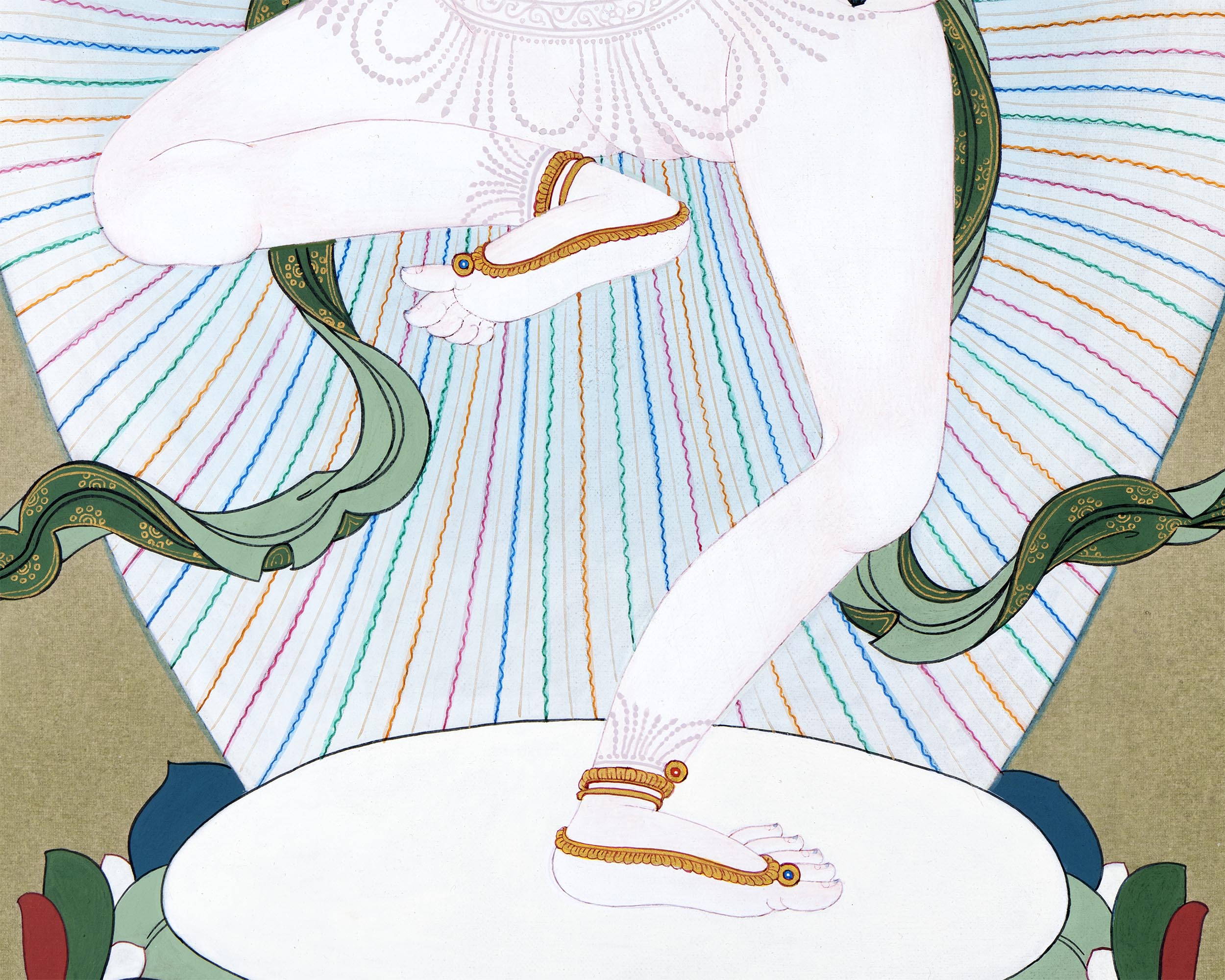 Machig Labdron Chod | Buddhist Painting Thangka | Yogini