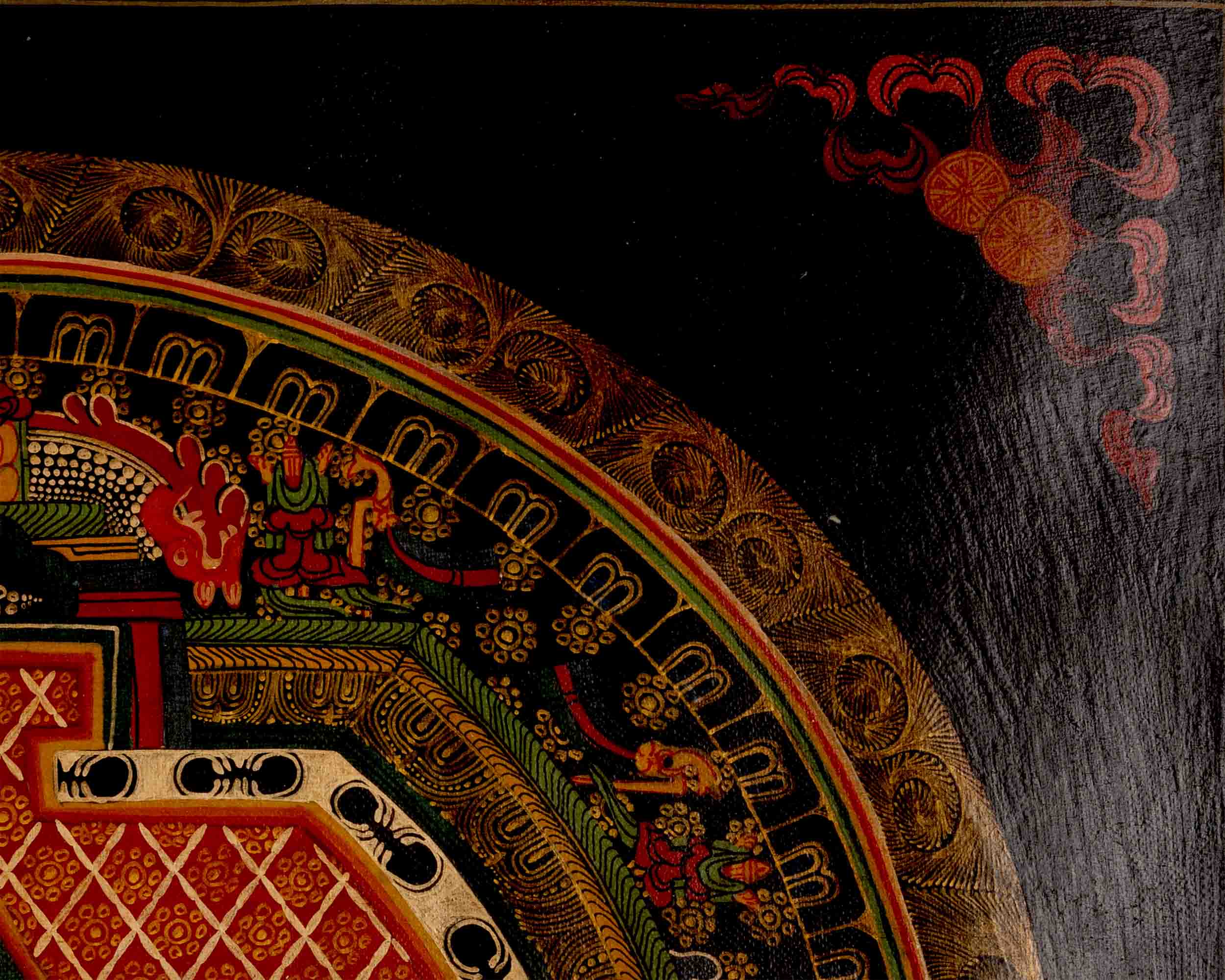 Mandala Tibetan Buddhist Thangka | Zen Buddhism