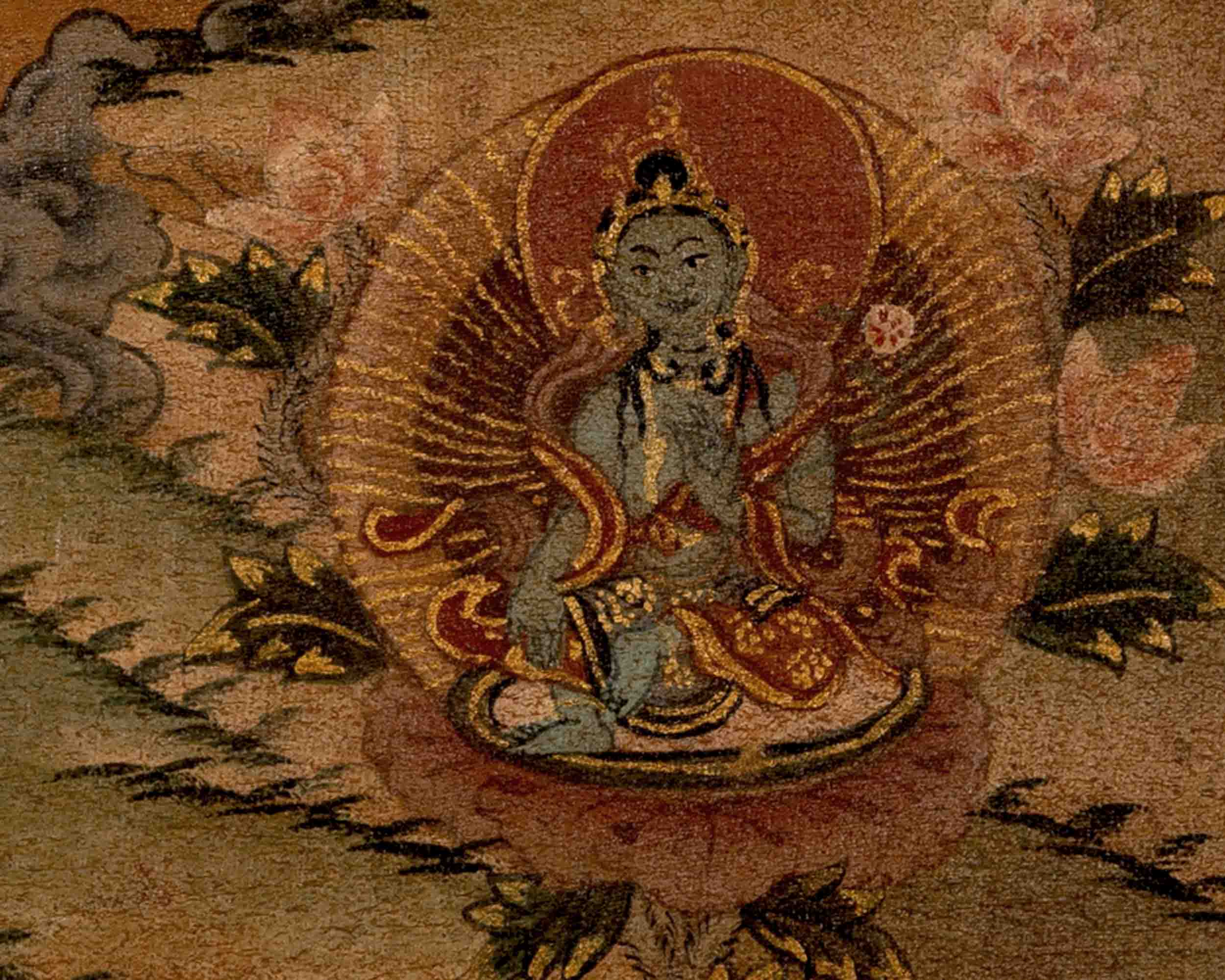 Buddhist Shakyamuni Buddha Thangka | Wall Hanging