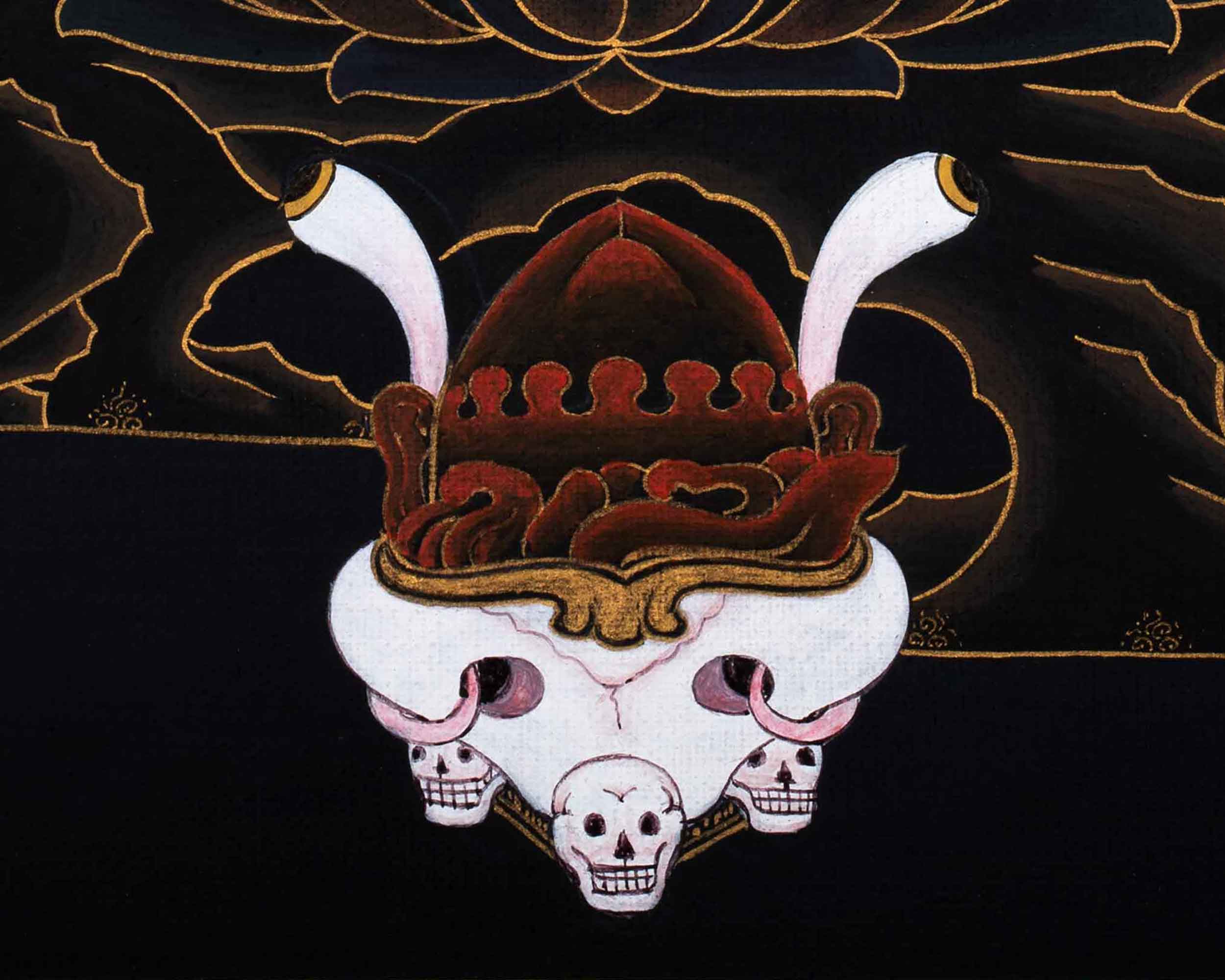 Himalayan Dakini Art For Troma Nagmo Mantra Practice | Feminine Embodiment Of Wisdom