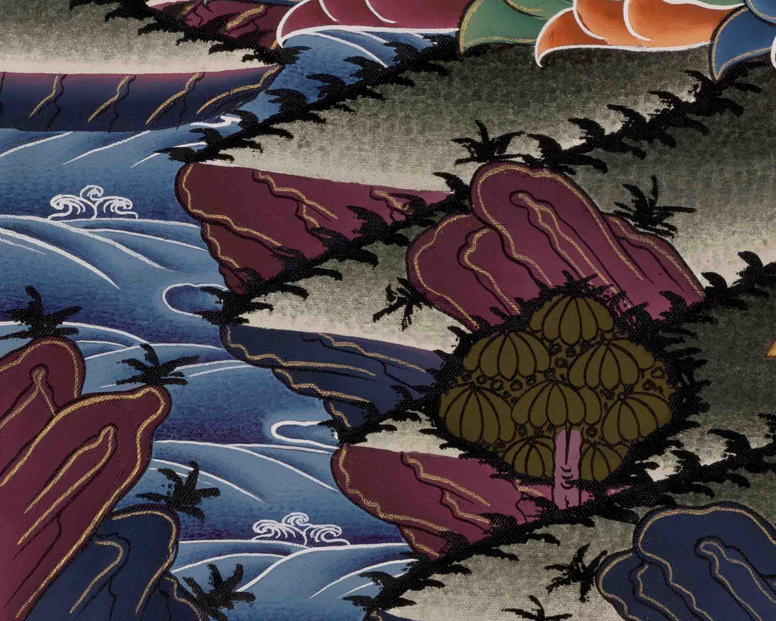 Samantabhadra With Consort | Traditional Art | Wall Decors