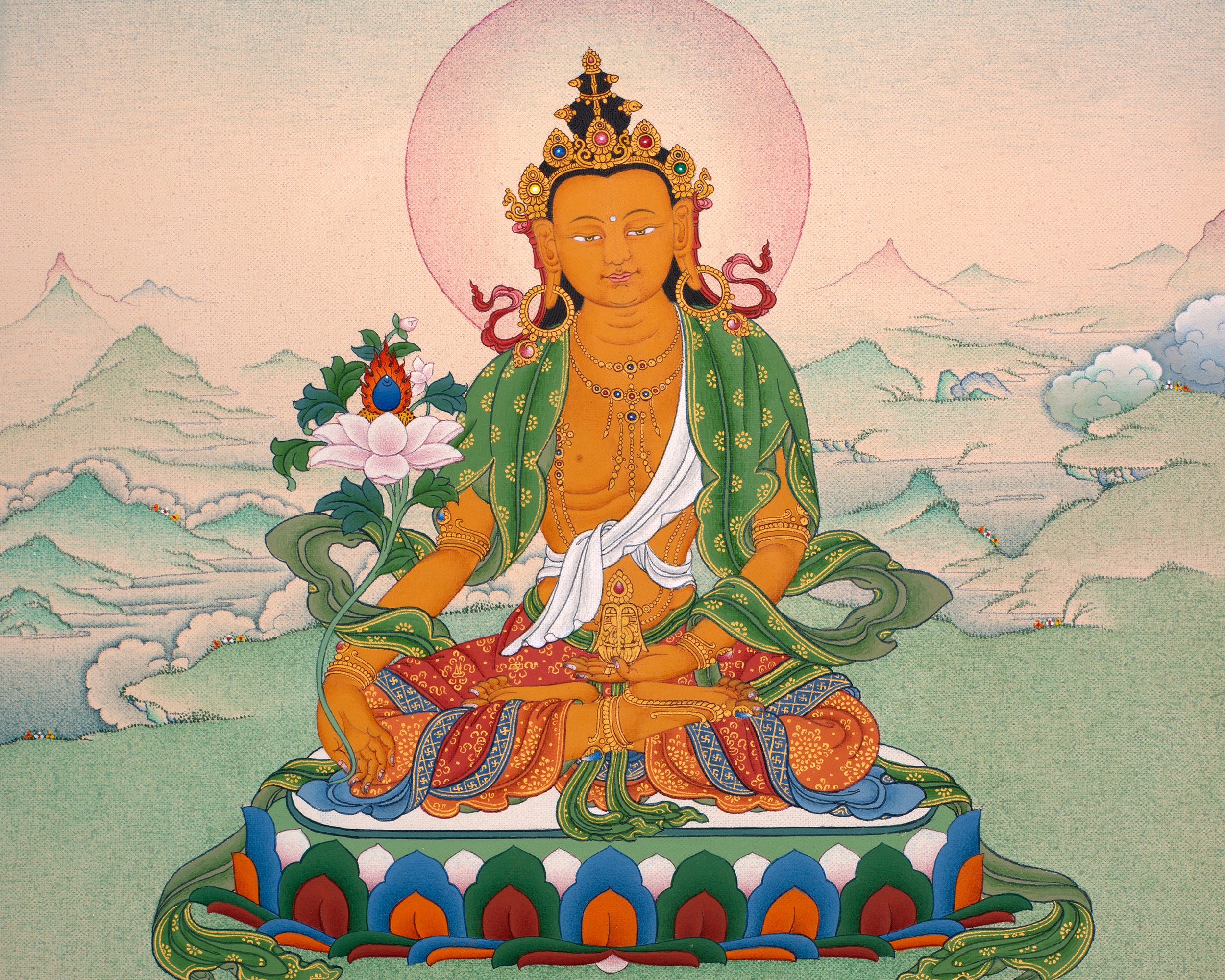 ksitigarbha thangka