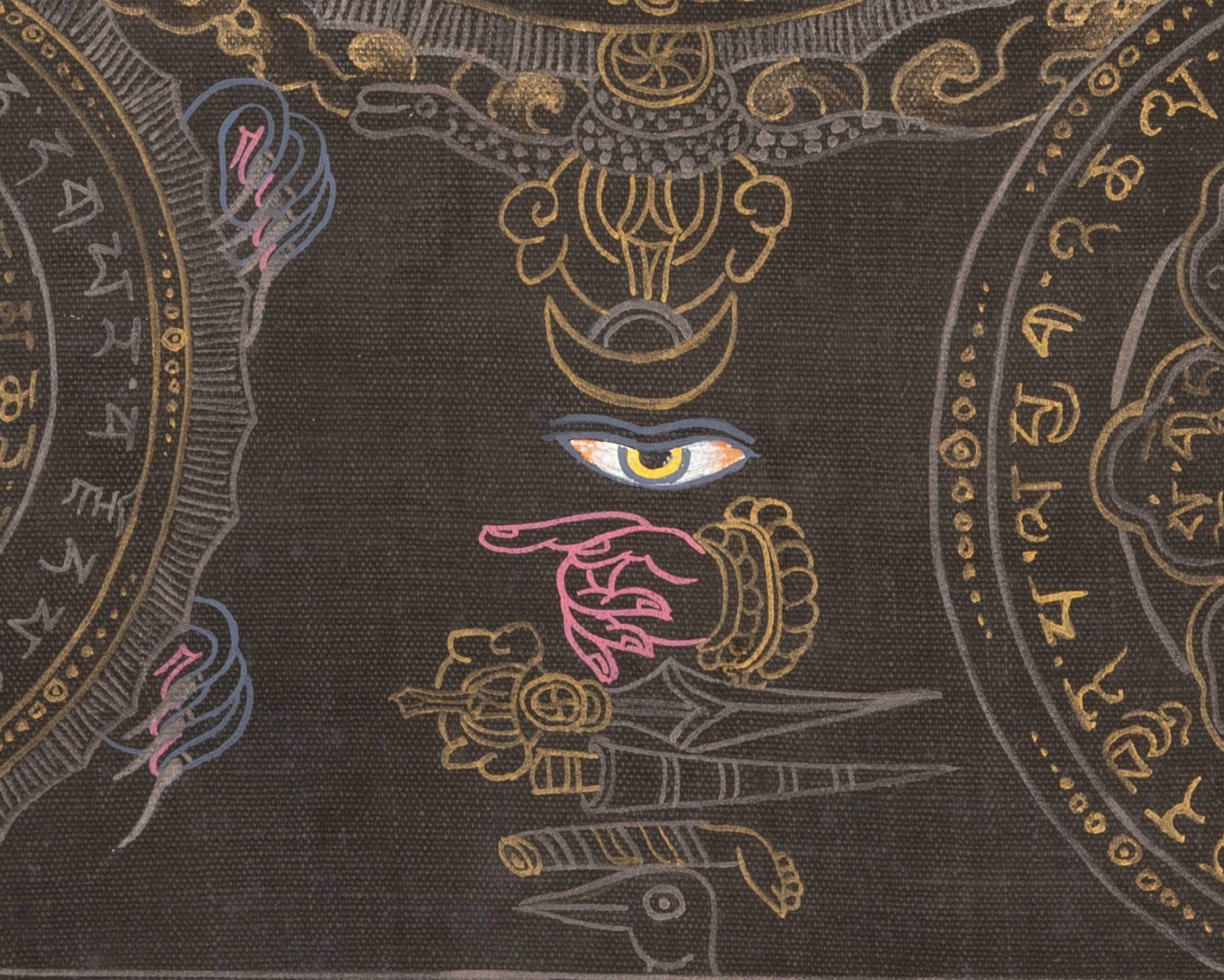 Tibetan Calendar Thangka | Traditional Artwork | Wall Decors