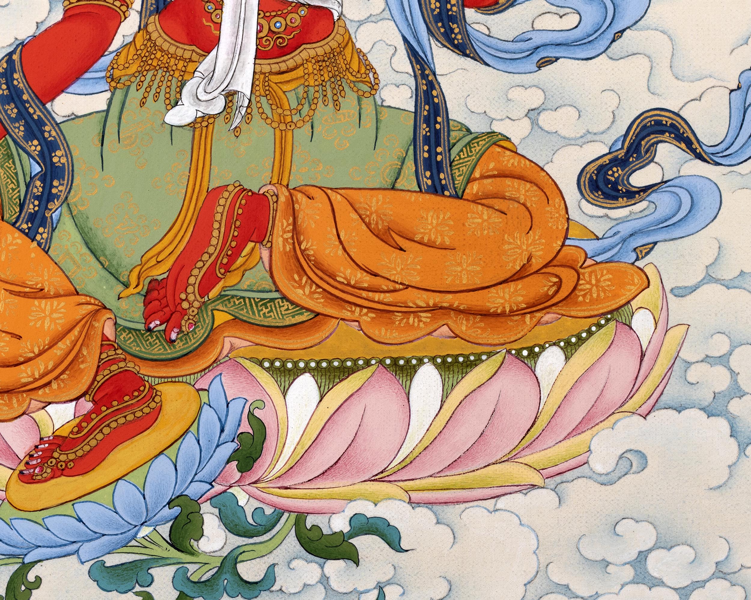 Red Tara Thangka | Saviouress Deity