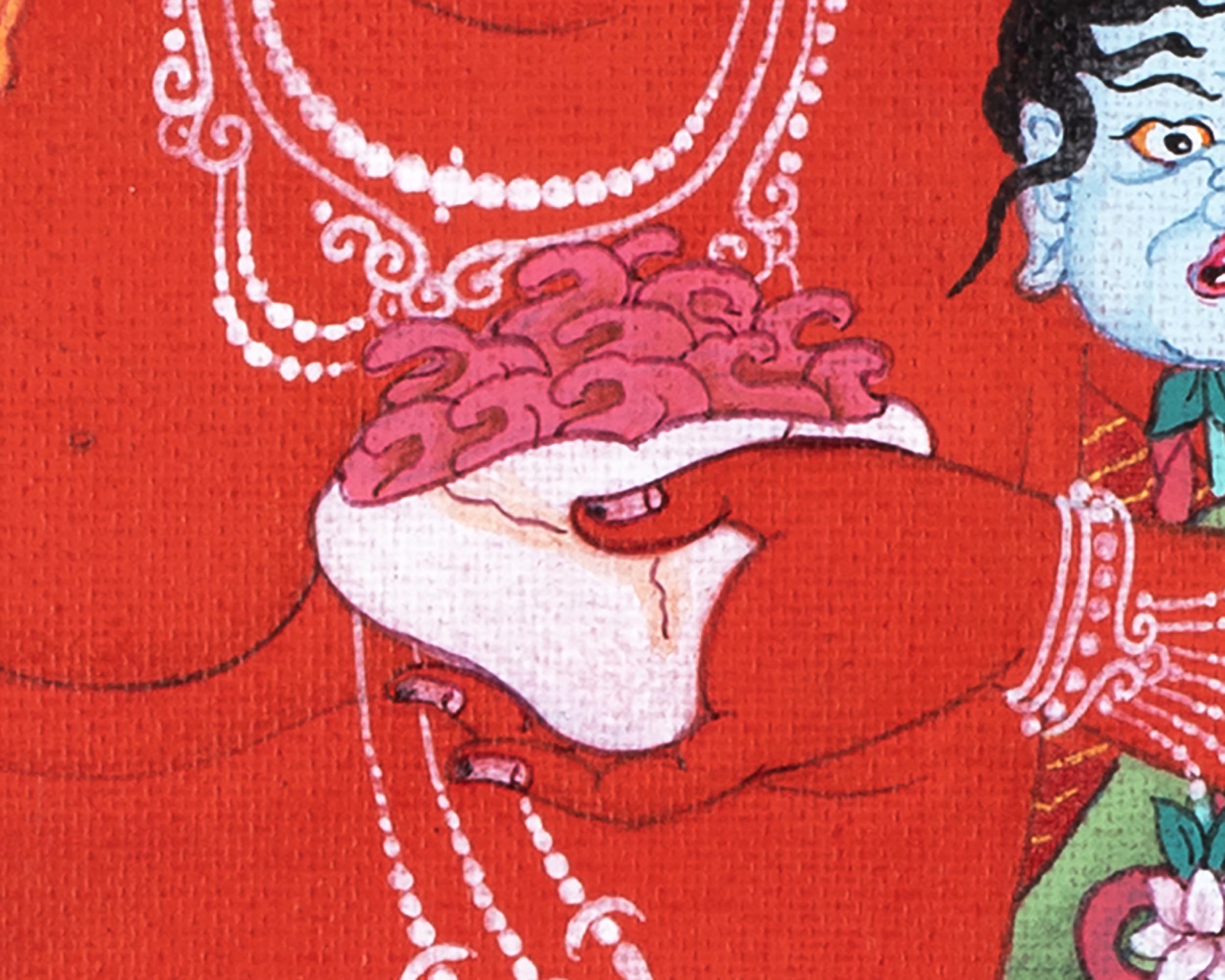 Vajravarahi Thangka | Tibetan Dorje Phagmo Painting