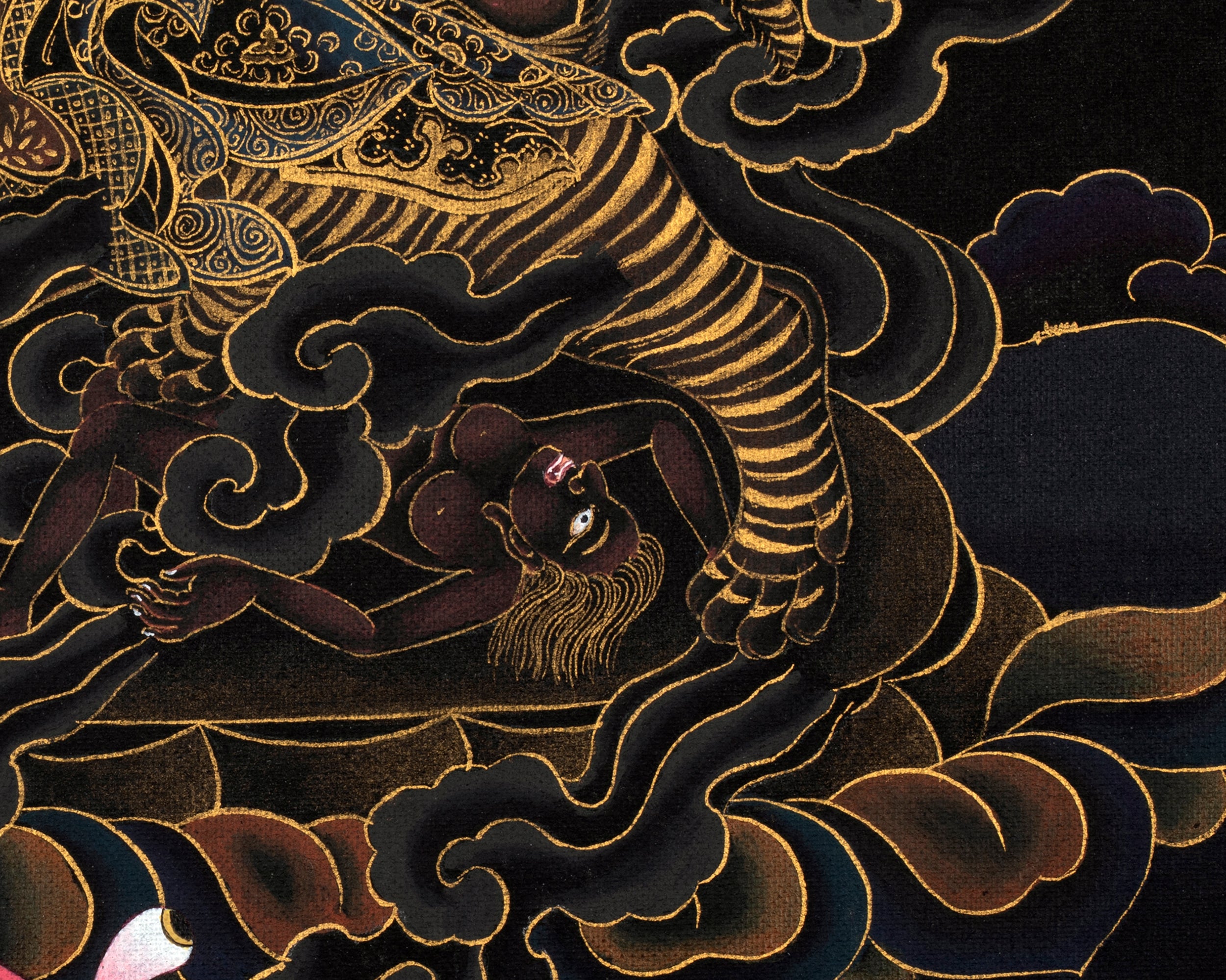 Dorje Drolo | Tibetan Thangka | Eight Manifestation Of Guru Padmasambhava