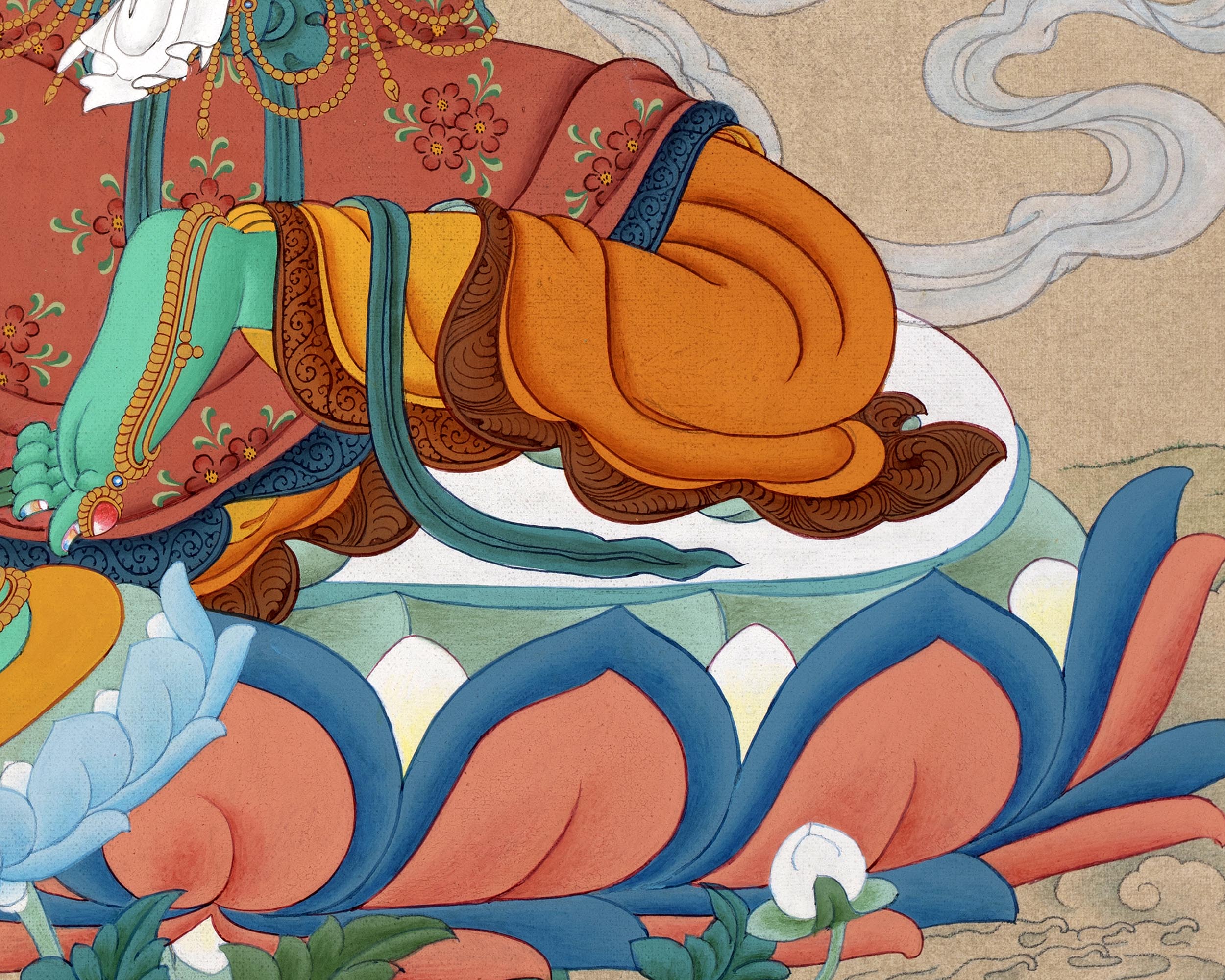 Mother Green Tara | Bodhisattva Deity Thangka