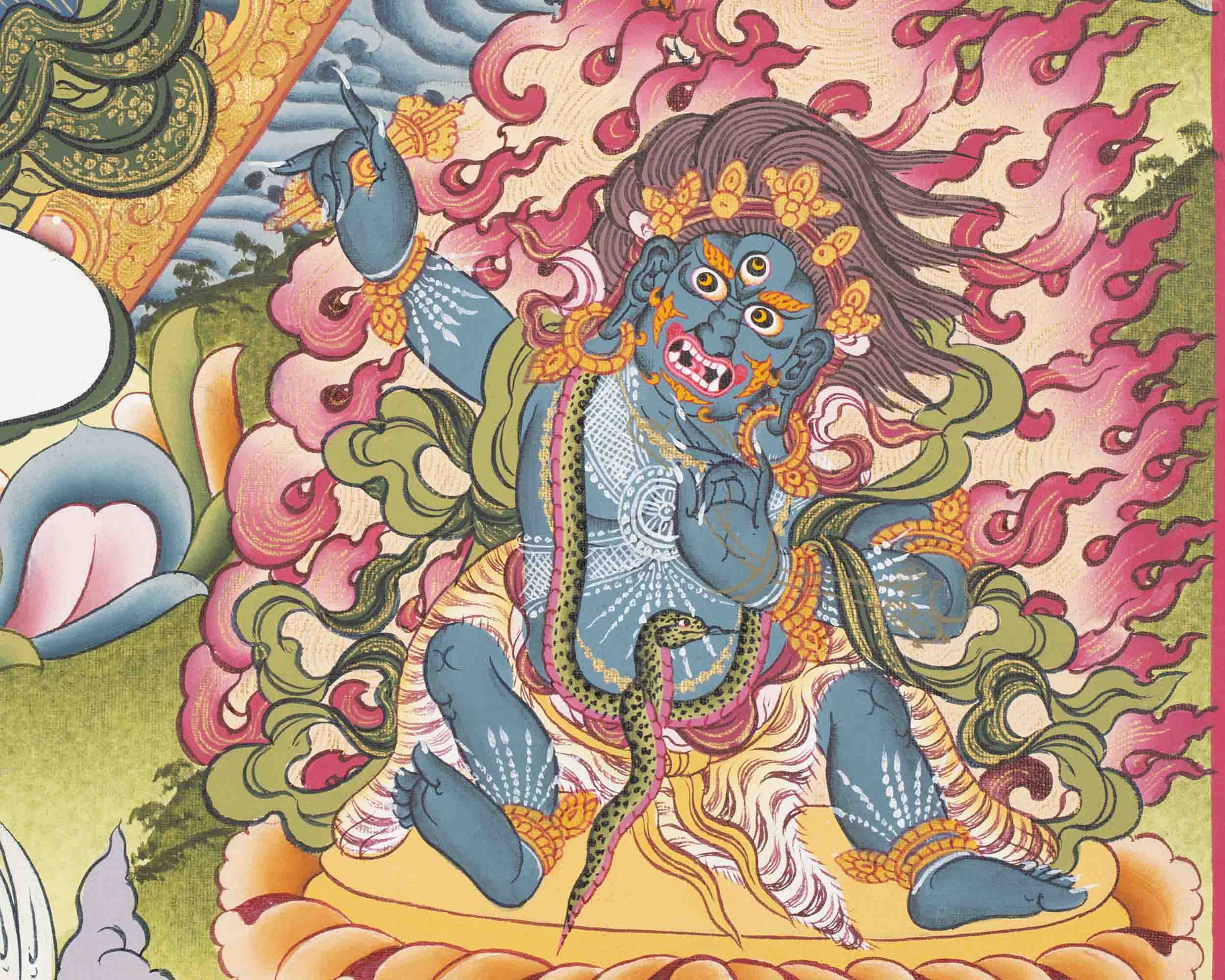 1000 Armed Avalokiteshvara | Traditional Thangka | Wall Decors