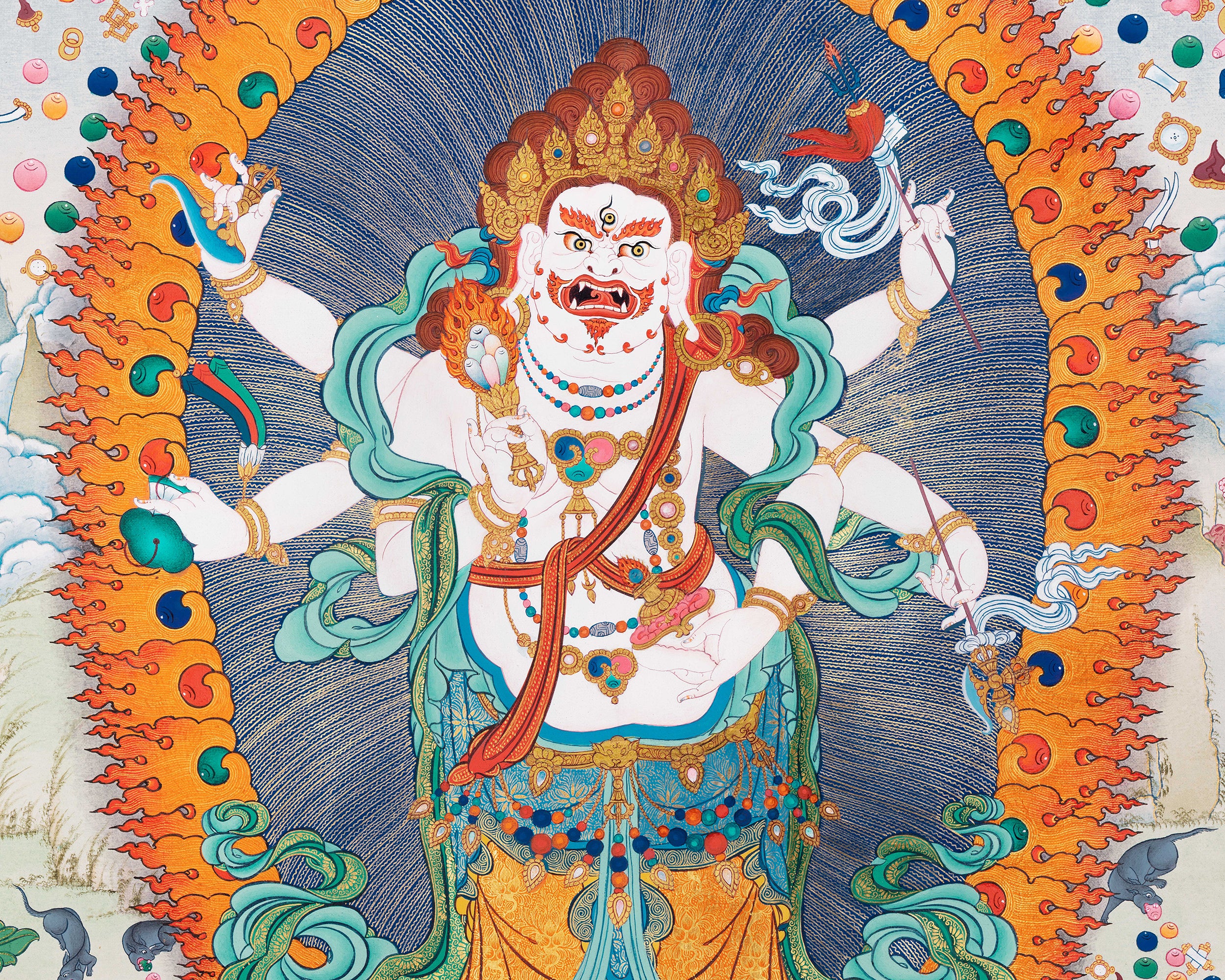 white mahakala