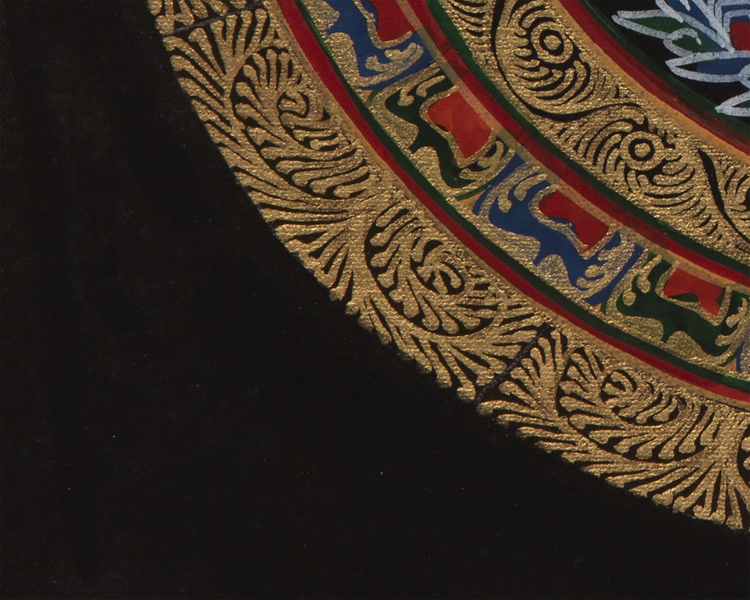 Kalachakra Mantra Mandala | Original Handpainted Thangka | Wall Decorations