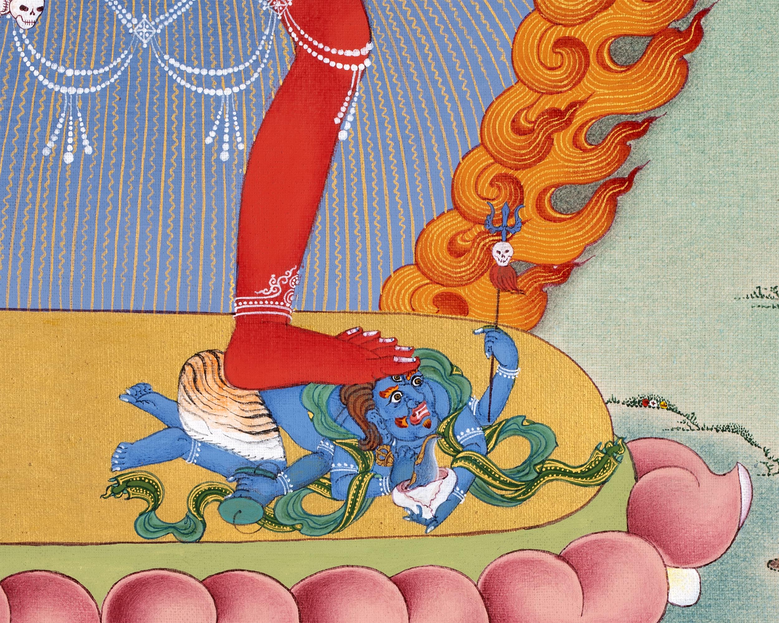 Vajrayogini Thangka | Wrathful Dakini | Female Yidam