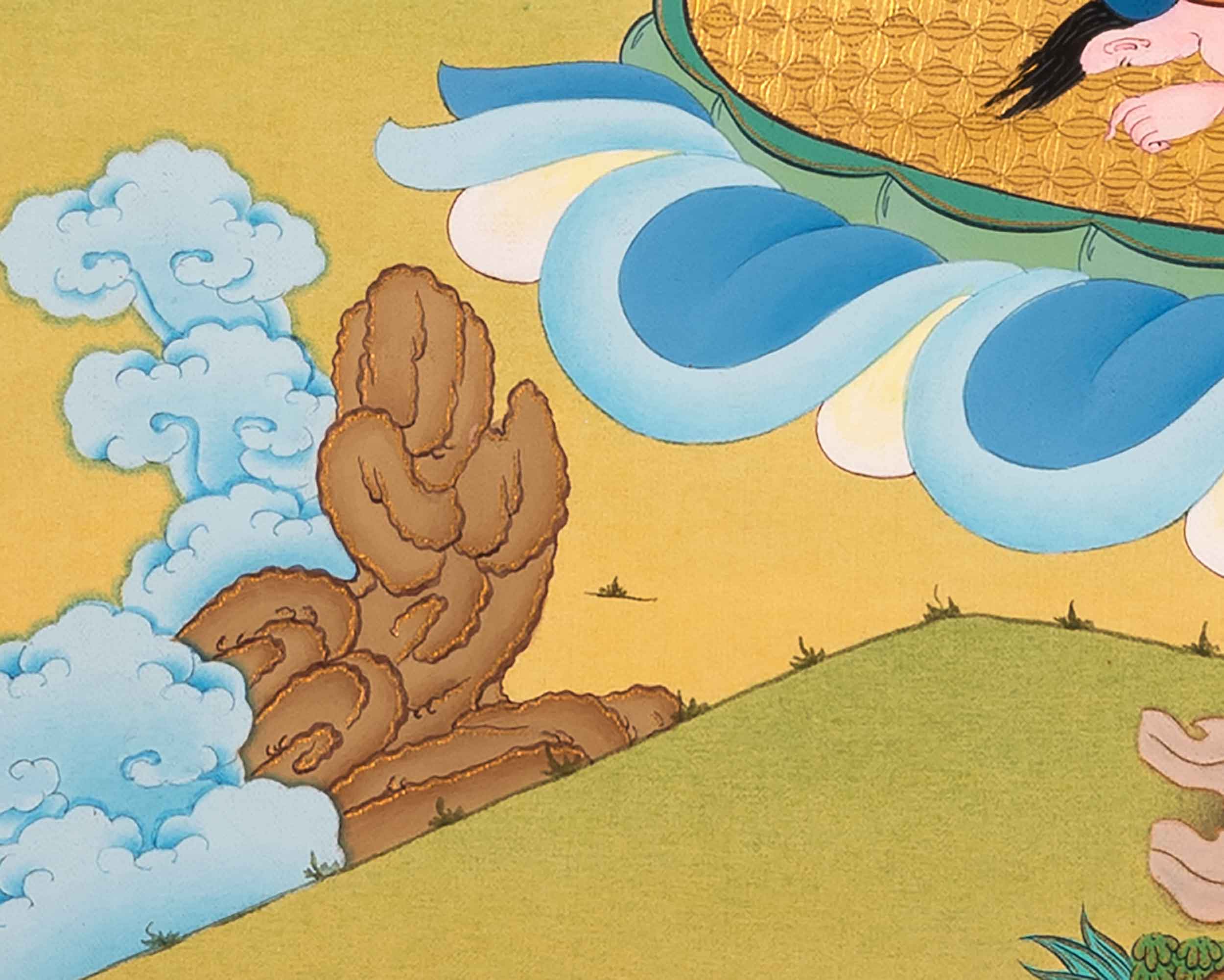 Mahakala Bernagchen Thangka | Traditional Hand-Painted Artwork