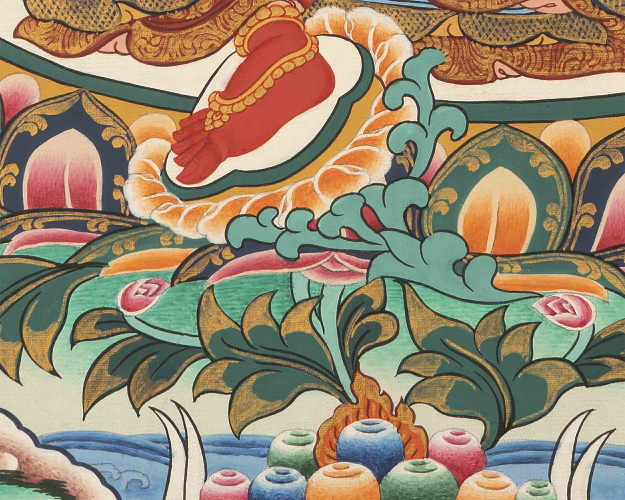 Red Tara Thangka | Tibetan Wall Decoration Painting