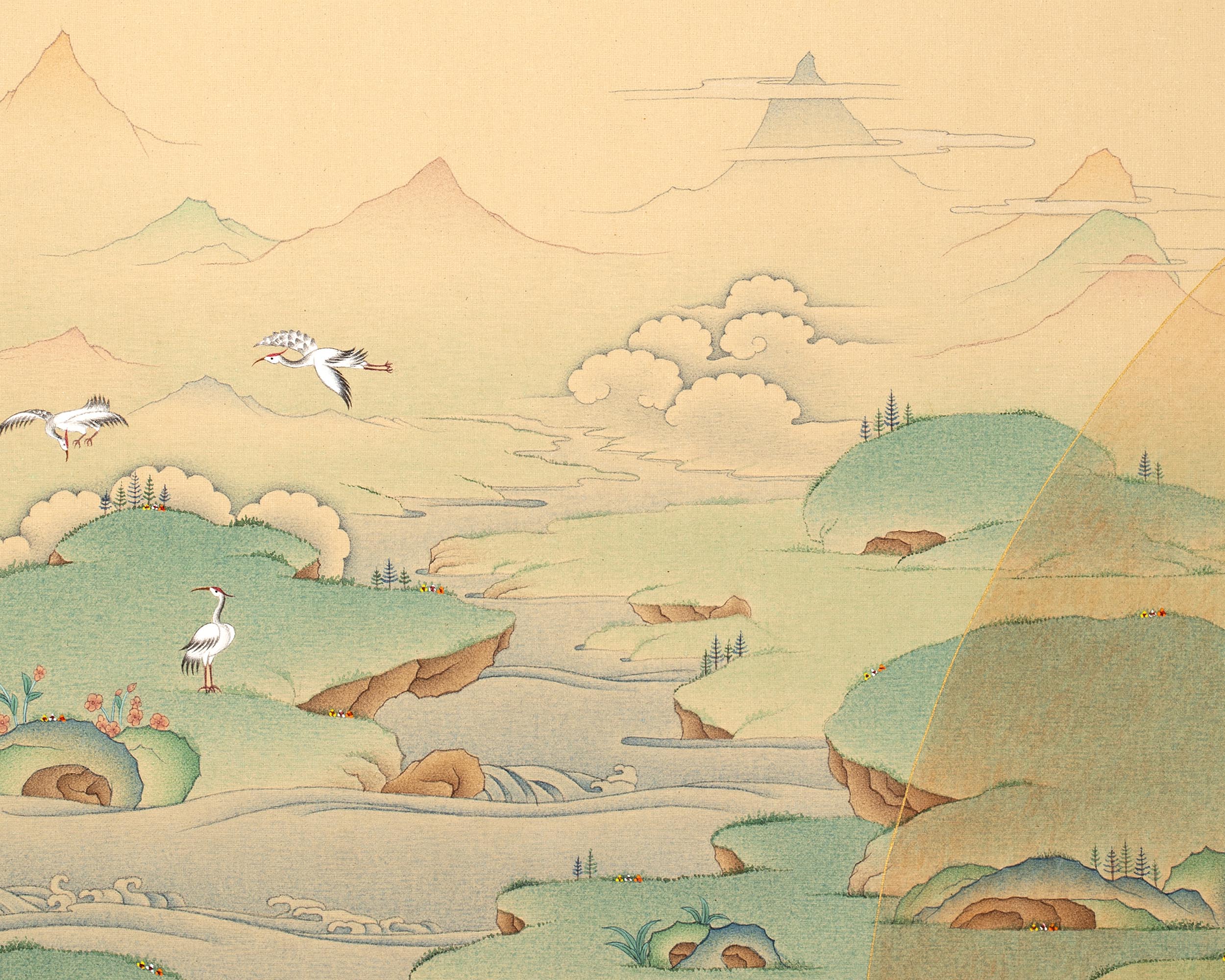 Guru Rinpoche Thangka | Tibetan Buddhist Art | High-quality Giclee Print