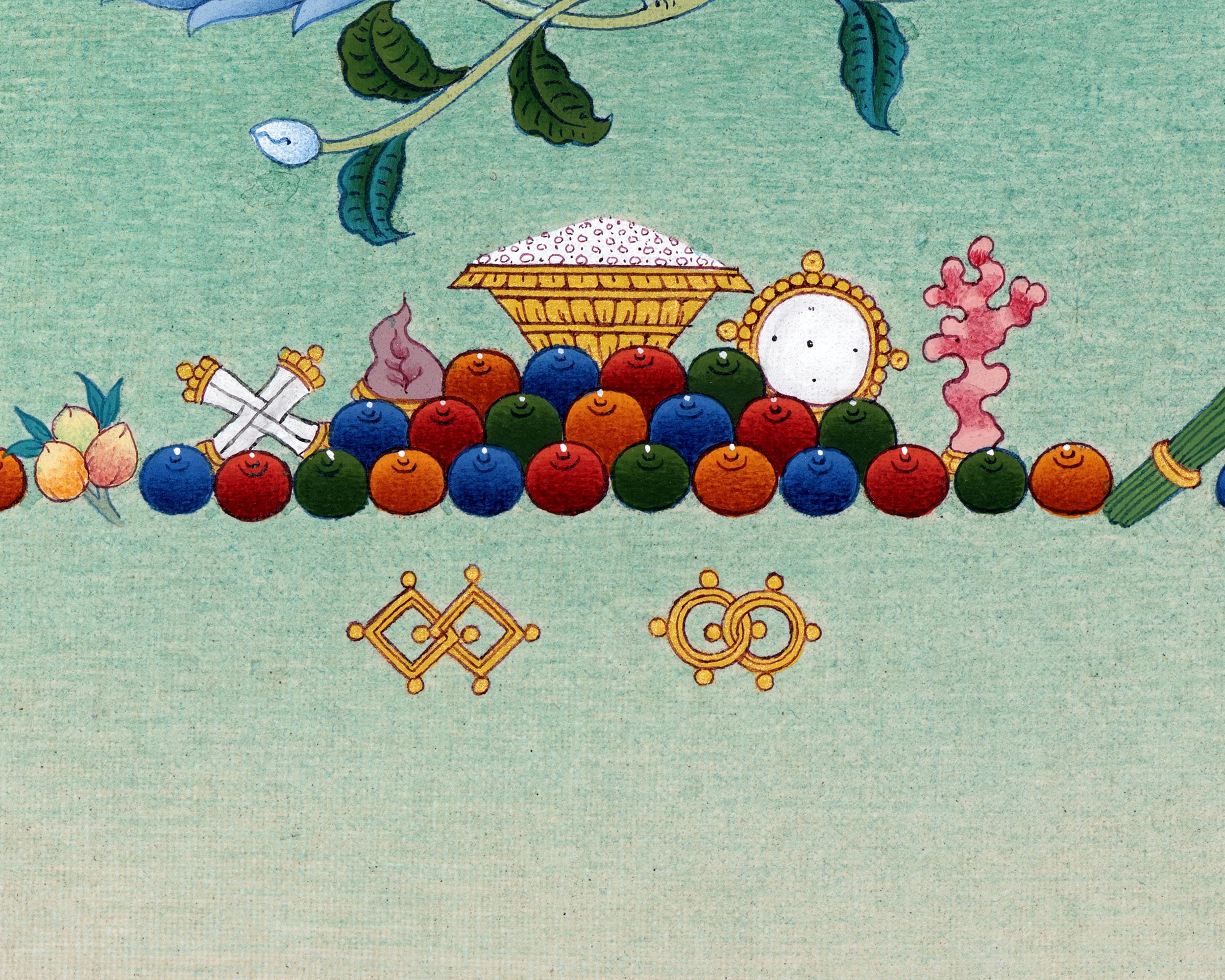 Green Tara | Female Buddha | Tibetan Buddhist Thangka