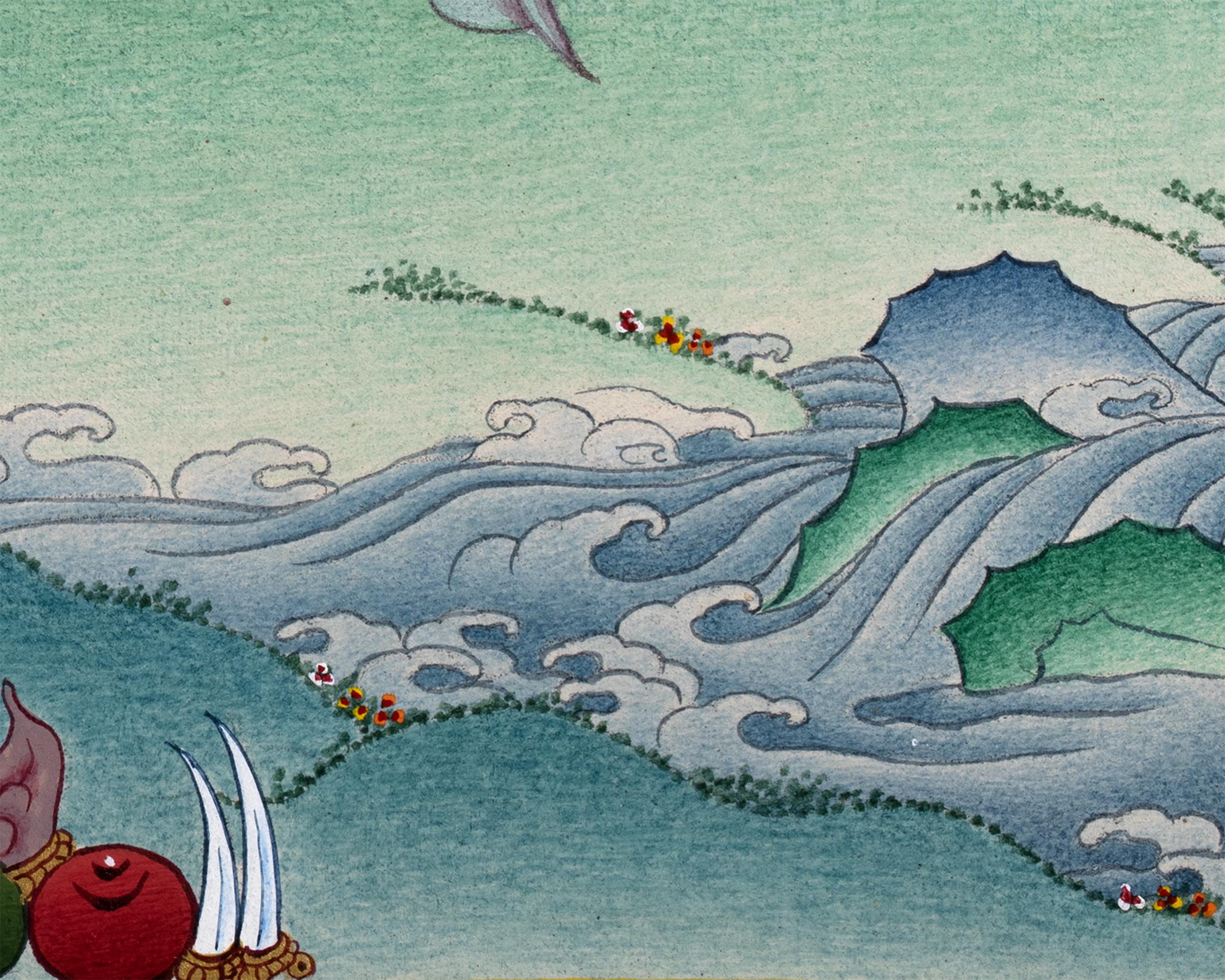 Sukhasiddhi Thangka | Dakini of Magical Illusion