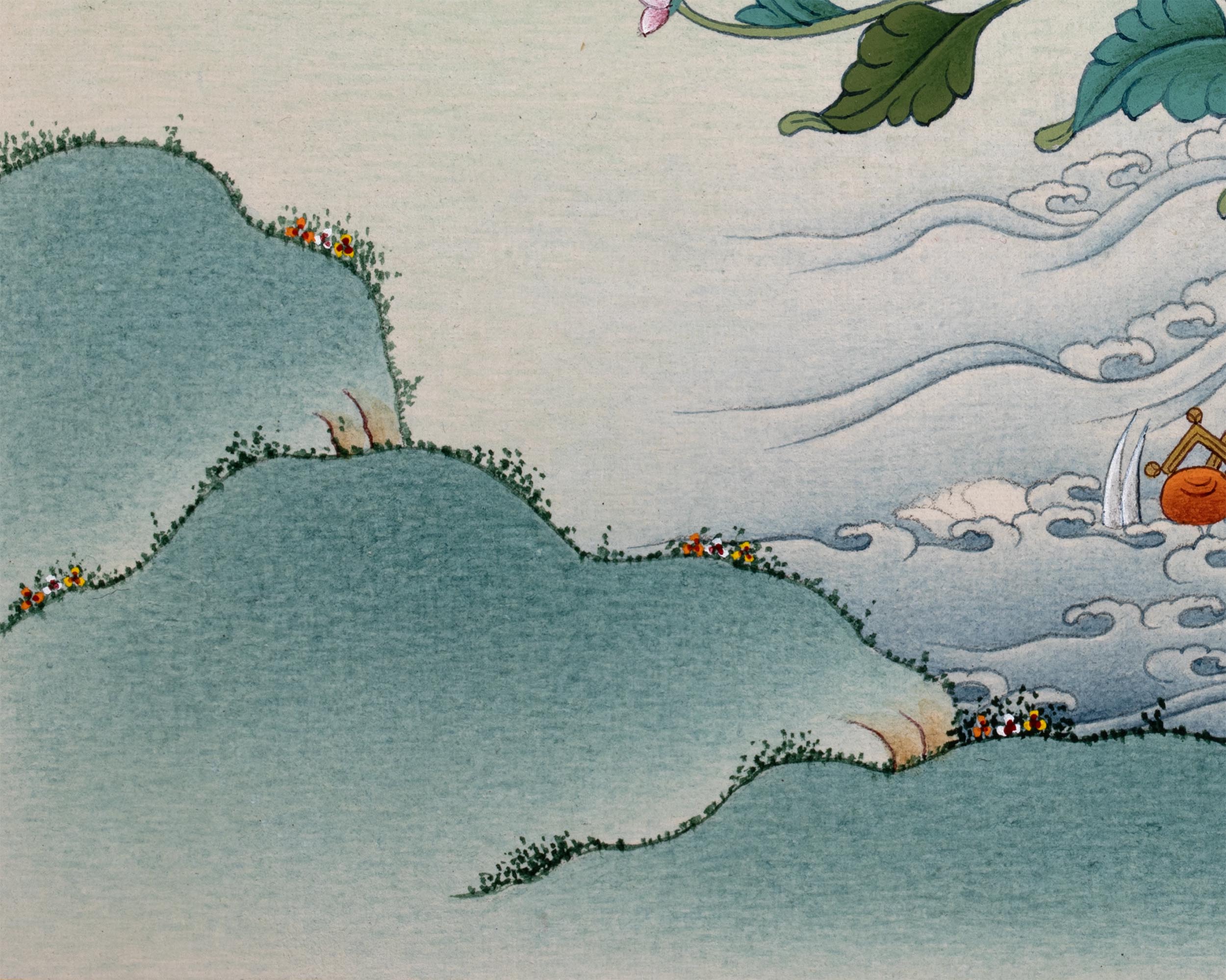 Vajrasattva Thangka | Dorje Sempa | Tibetan Buddhist Art