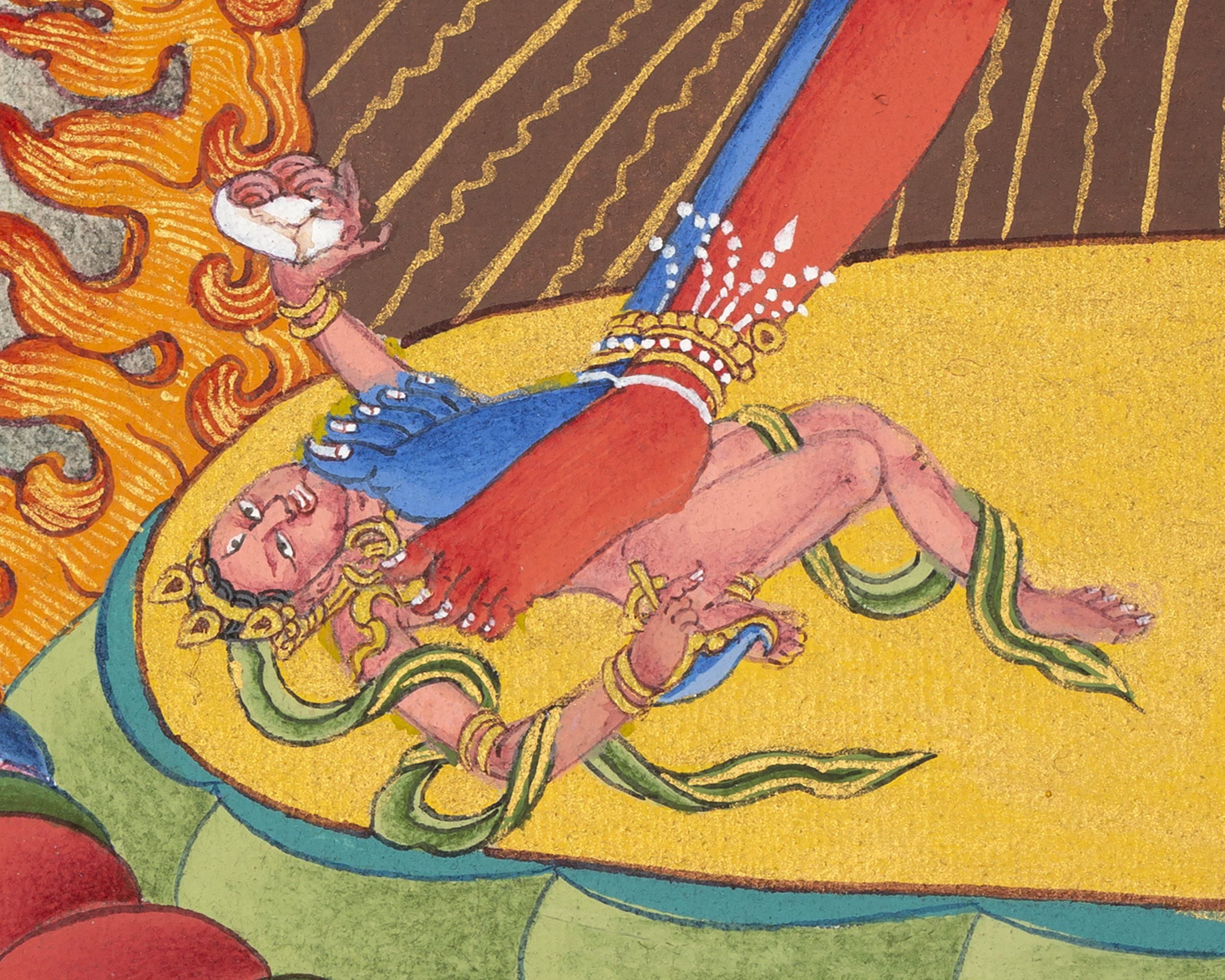 Two Armed Chakrasamvara Thangka | Vajravarahi | Khorlo Demchok | Meditational Yidam Deity