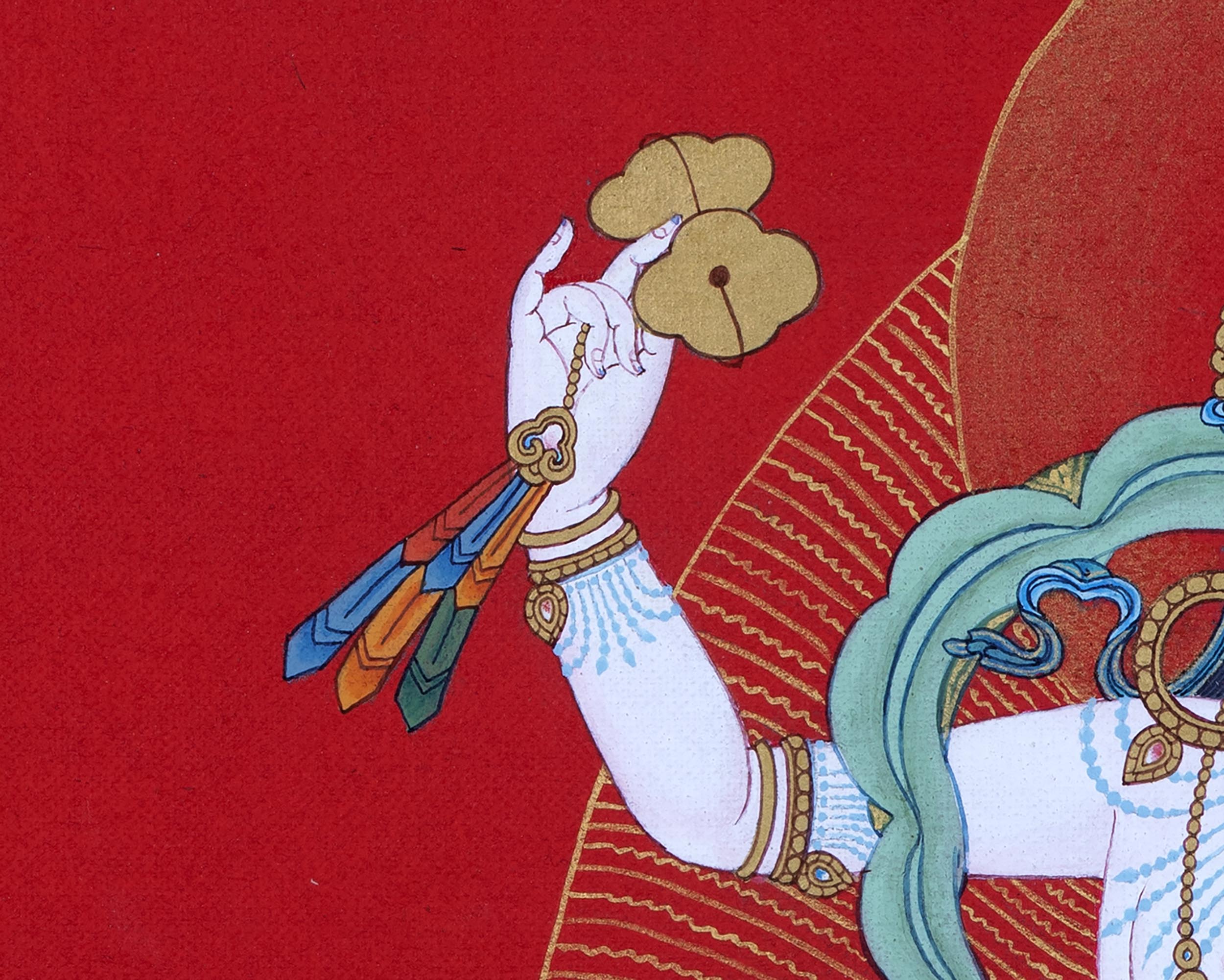 Dakini Machig Labdron | Founder Of Chod | The Great Mother Thangka