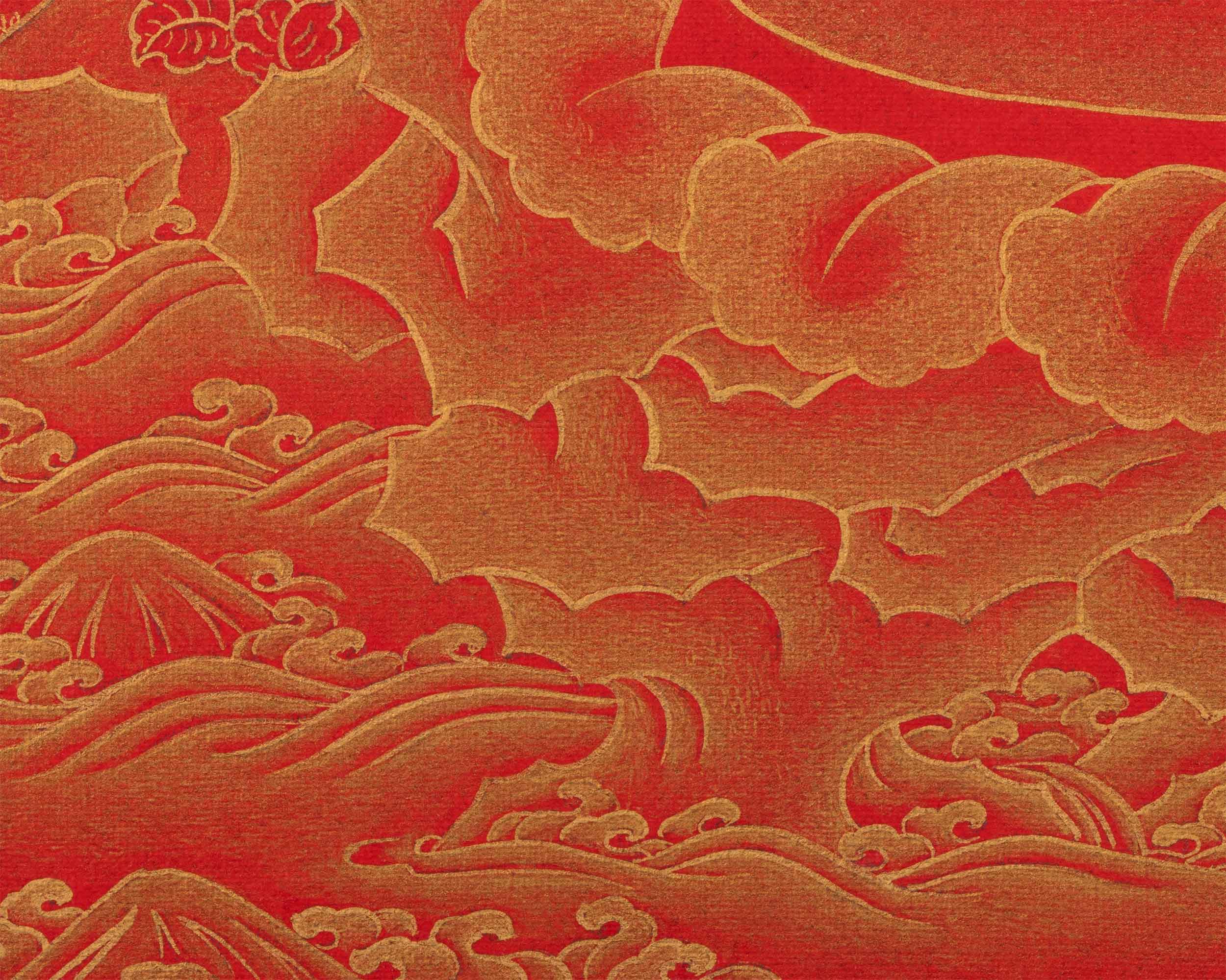 Tibetan Buddhist Thangka Of Dakini Vajravarahi | Buddist Dakini Thangka For Meditation