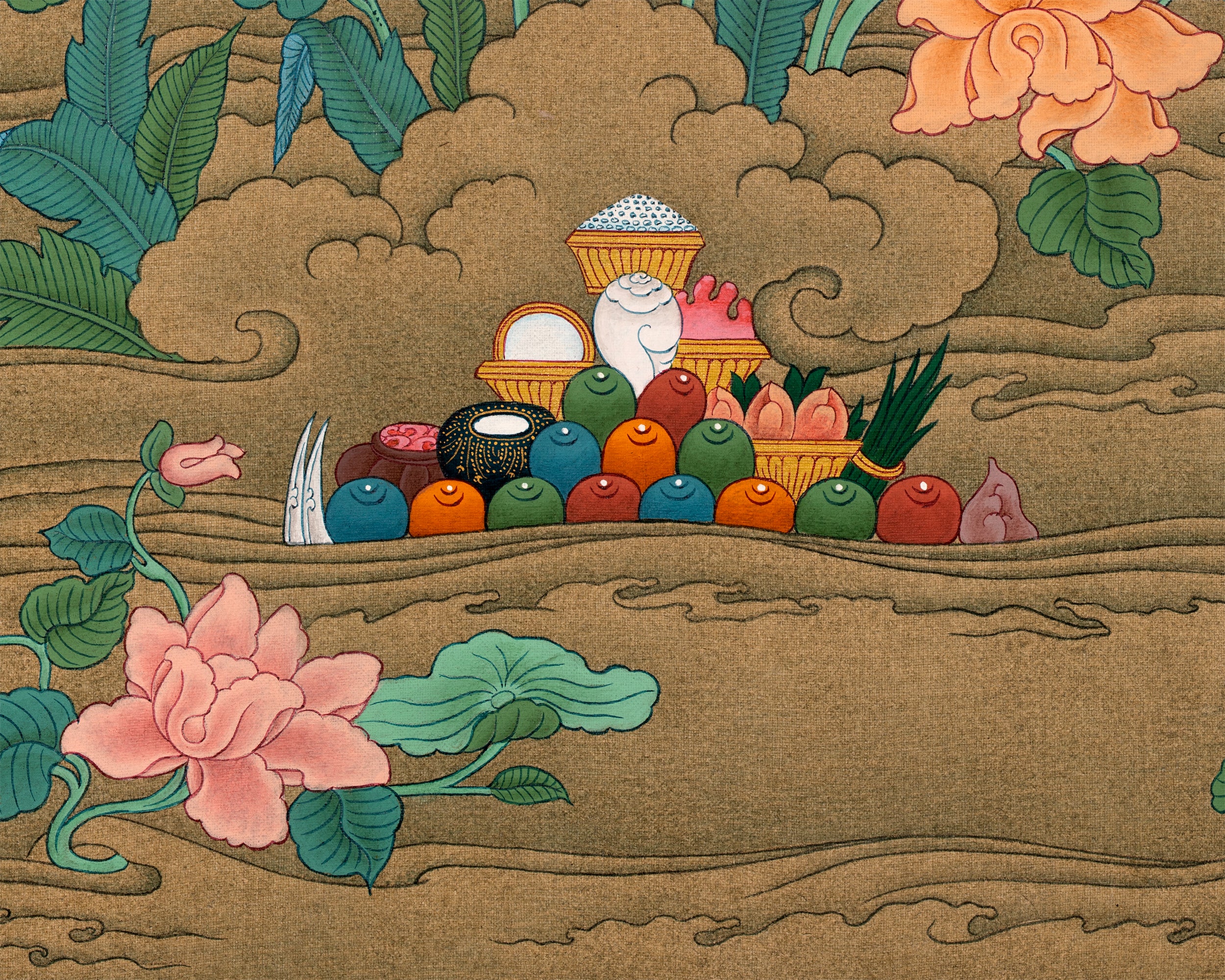 Buddha Shakyamuni Thangka | Tibetan Thangka Painting