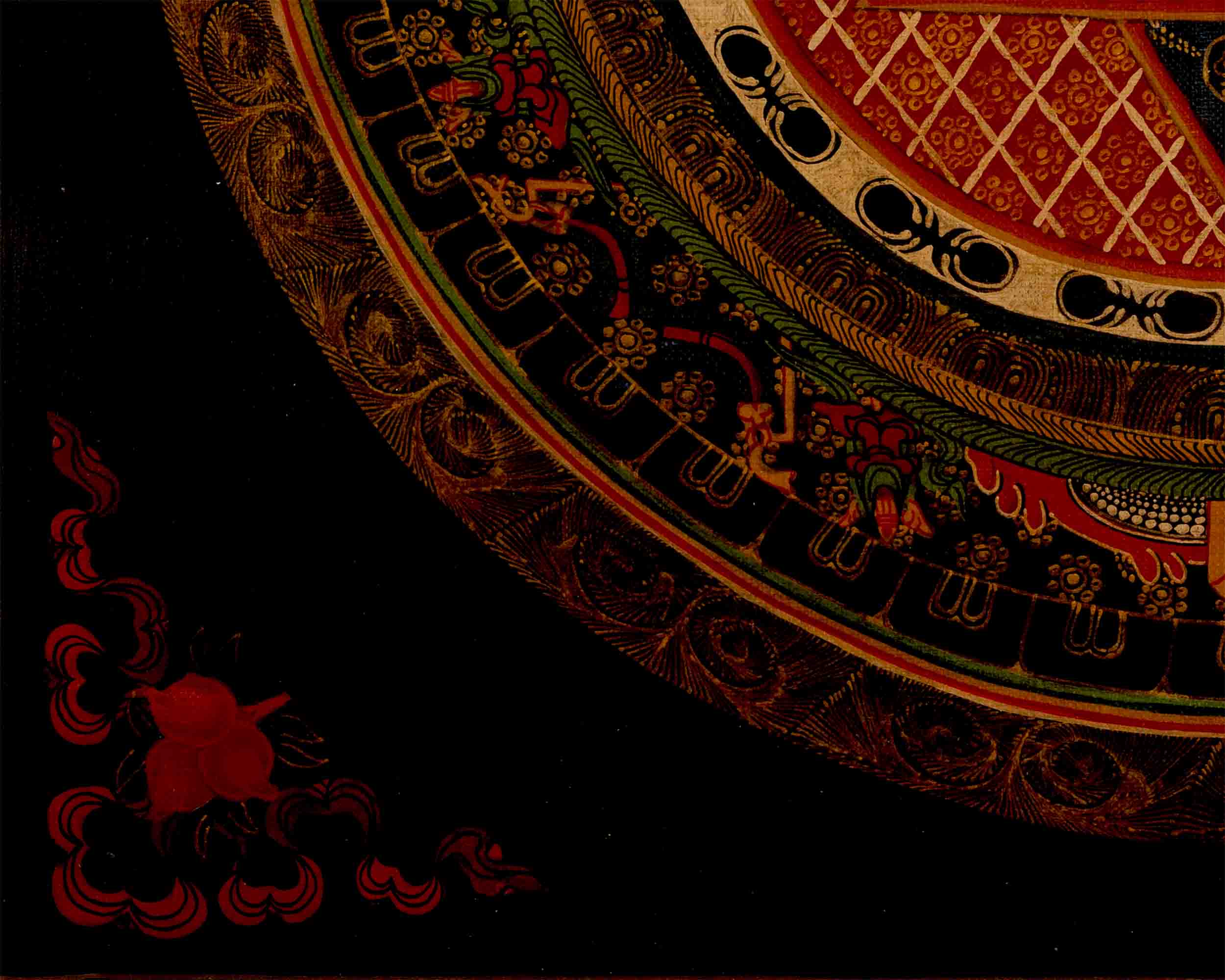 Mandala Tibetan Buddhist Thangka | Zen Buddhism