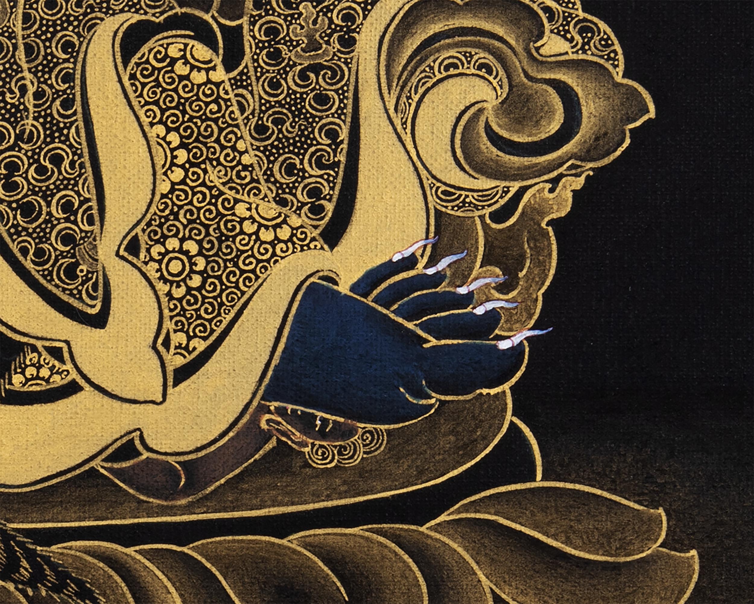 Dorje Bernakchen | The Great Black Cloak | Mahakala Thangka