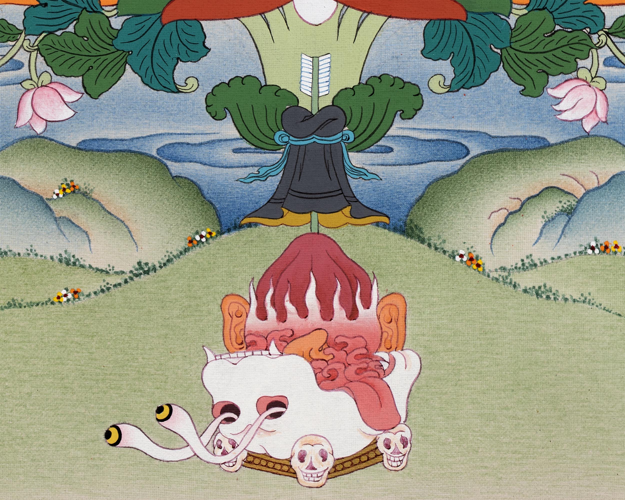 Traditional Kurukulla Thangka | Dakini | Buddhist Painting