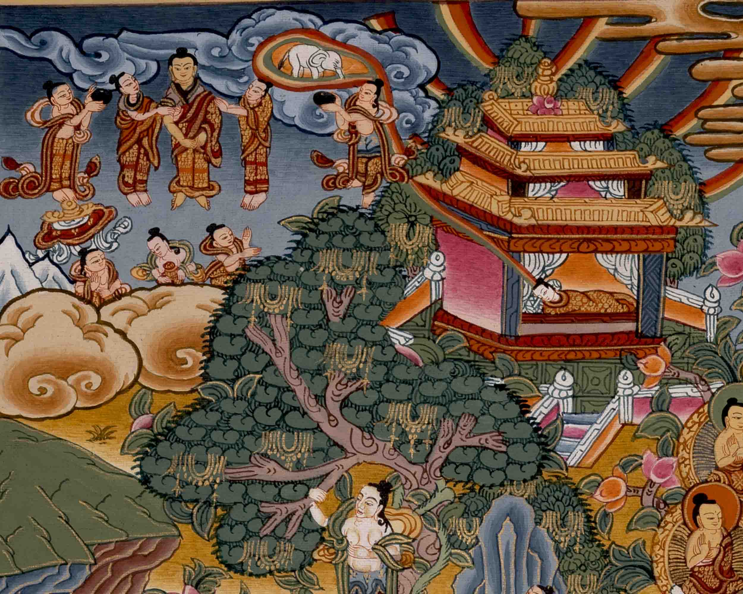 Buddhist Life Story Of Buddha | Wall Decors