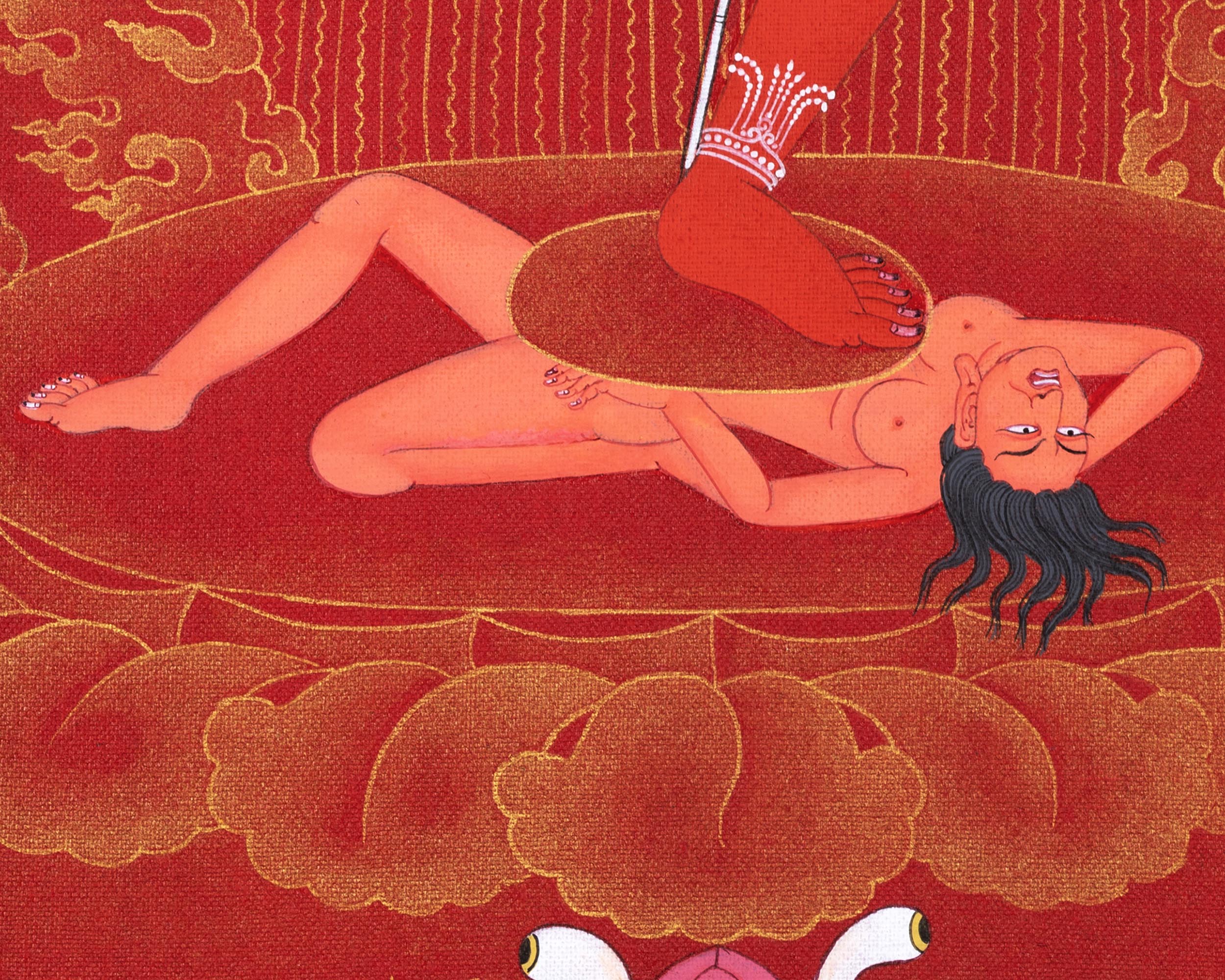 Vajravarahi Thangka | Tibetan Dorje Phagmo Painting