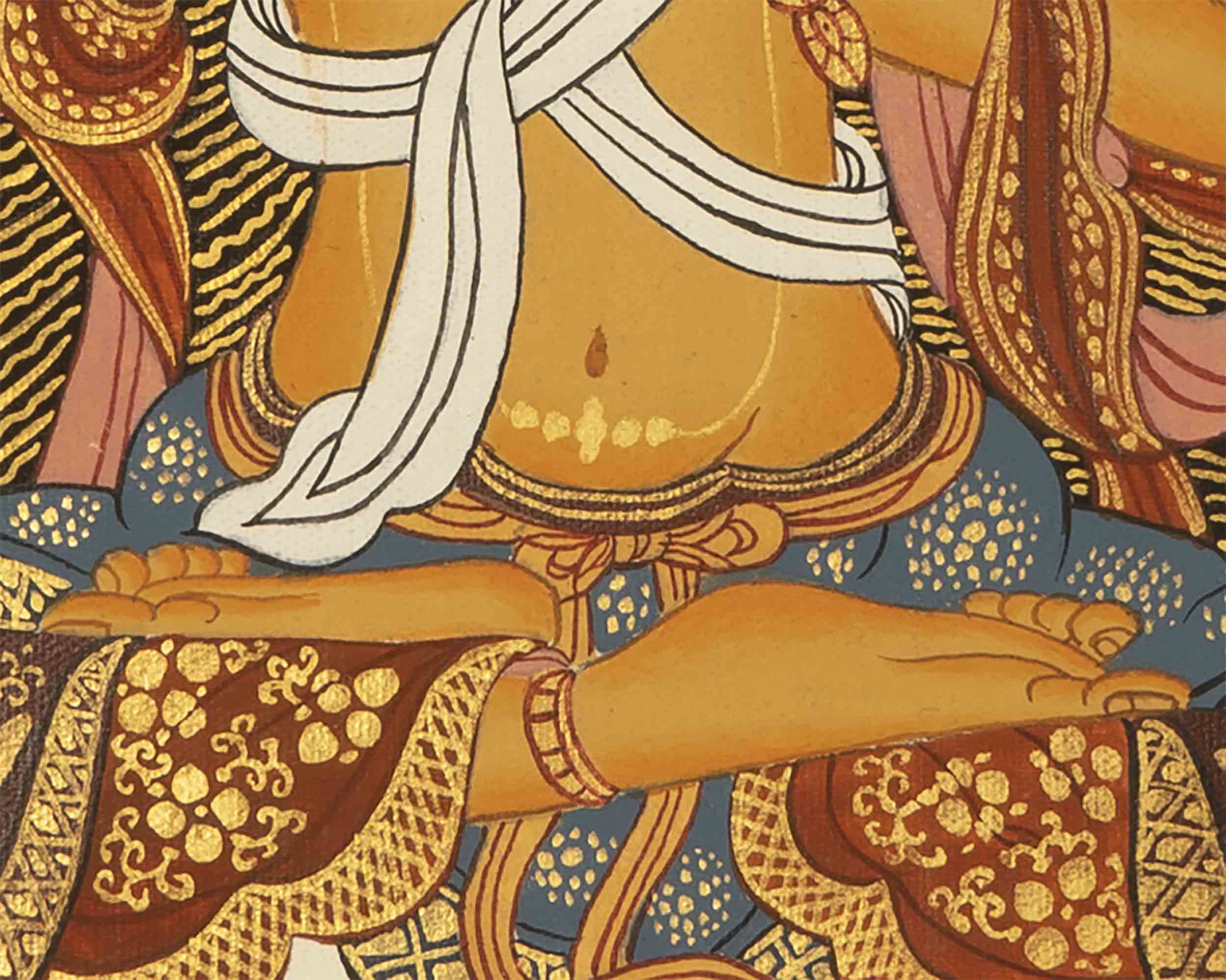 Manjushri Tibetan Thangka | Tibetan Thangka Art