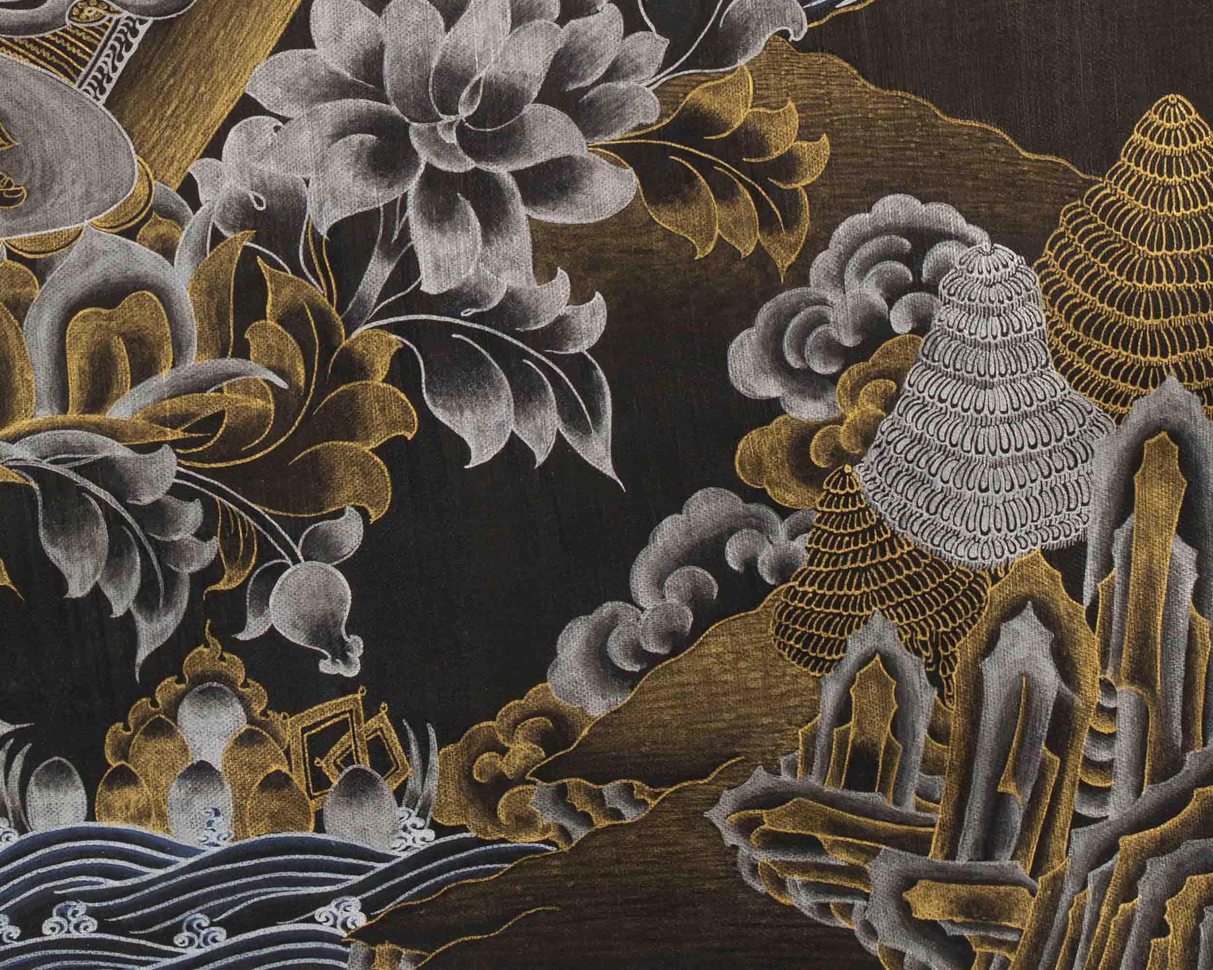 1000 Armed Avalokiteshvara | Wall Decors | Traditional Thangka