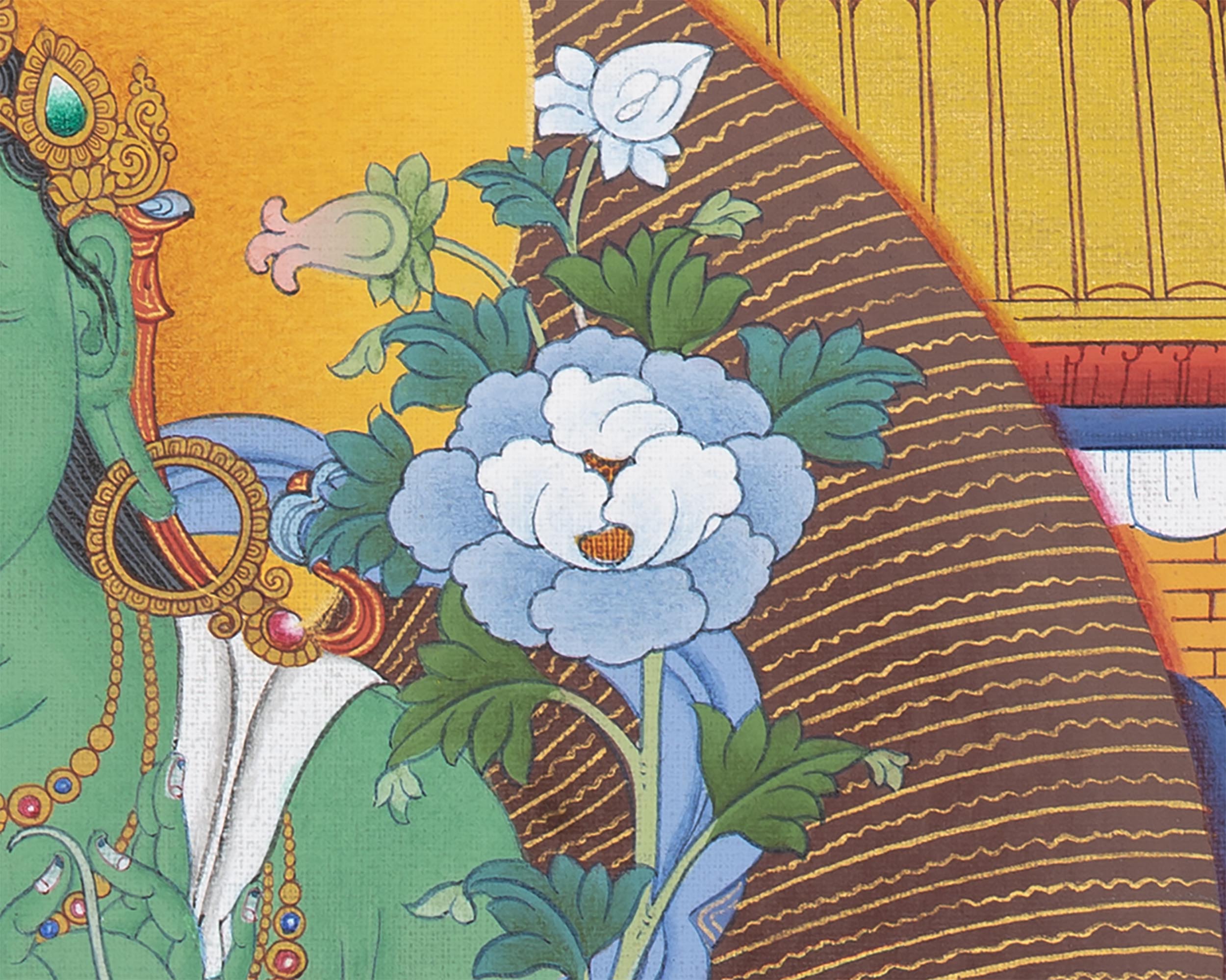 21 Tara Thangka | Dolma Female Buddha | Orgyen Chokgyur Dechen Lingpa Tradition