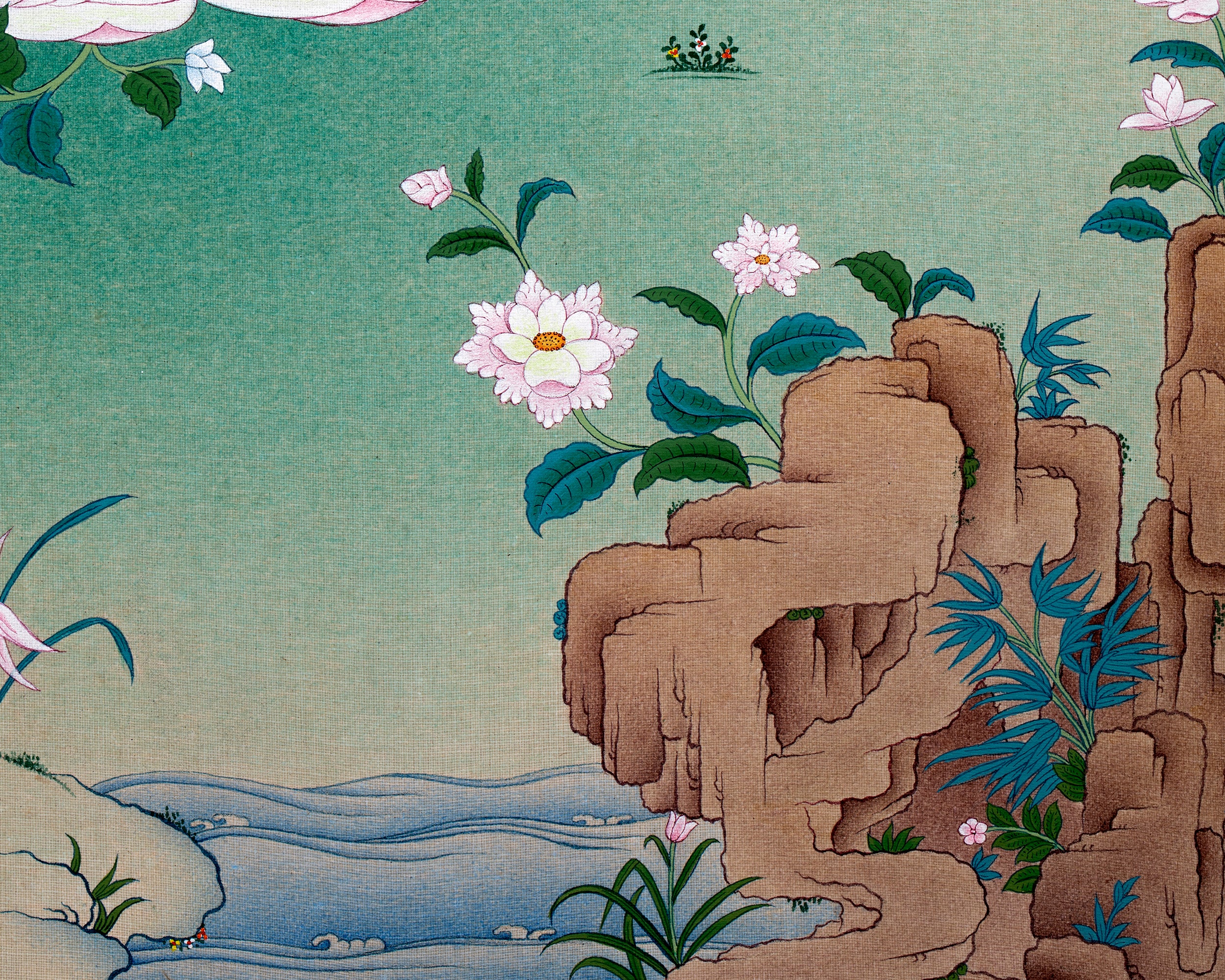 Green Tara | Tibetan Thangka Painting | Handmade Tara Art