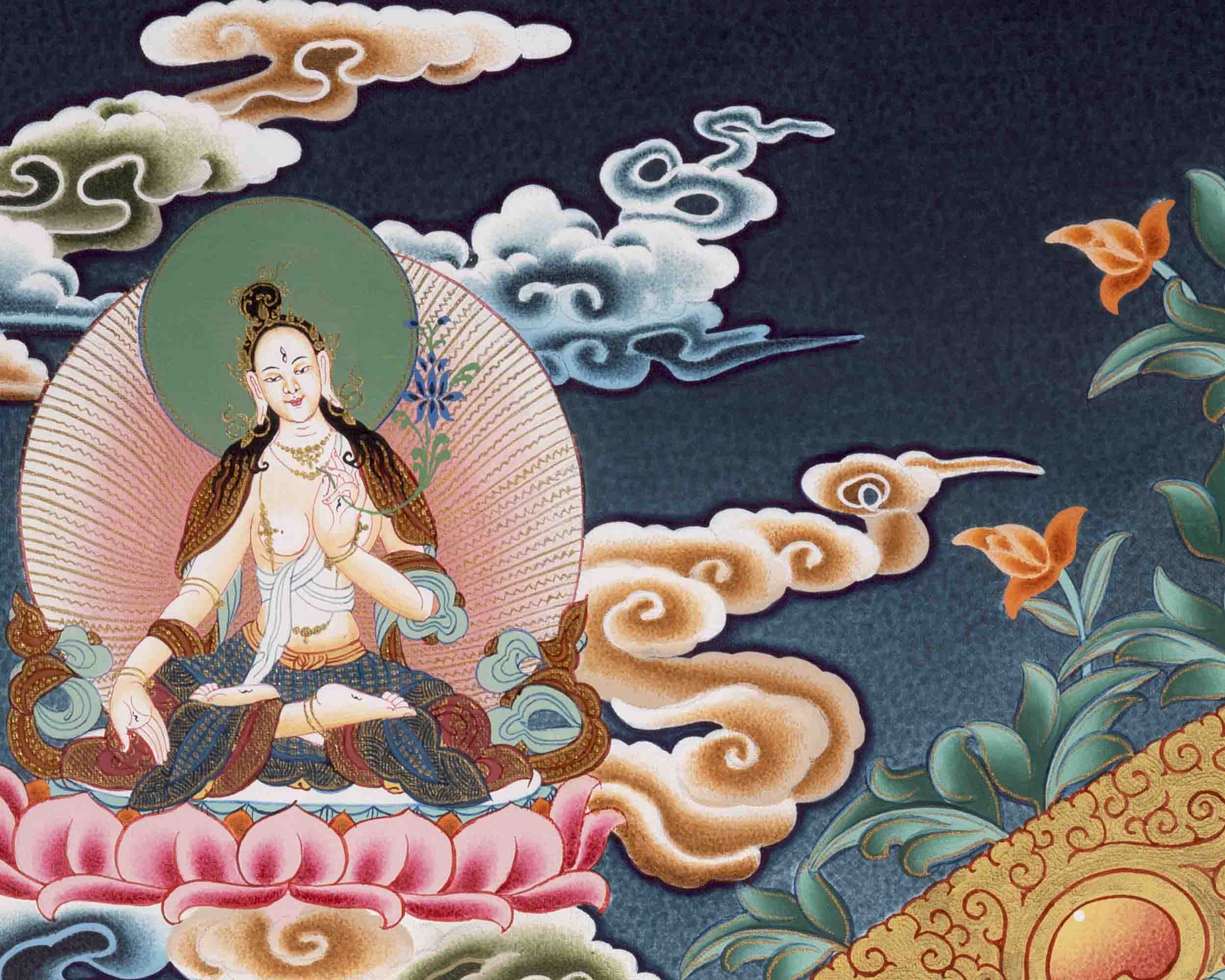1000 Armed Avalokiteshvara Thangka | Religious Wall Decors