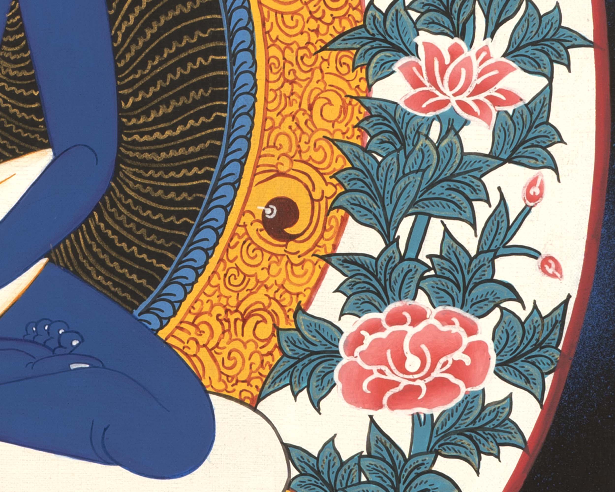 Yab Yum Buddha | Samantabhadra Thangka | Wall Hanging Decoration
