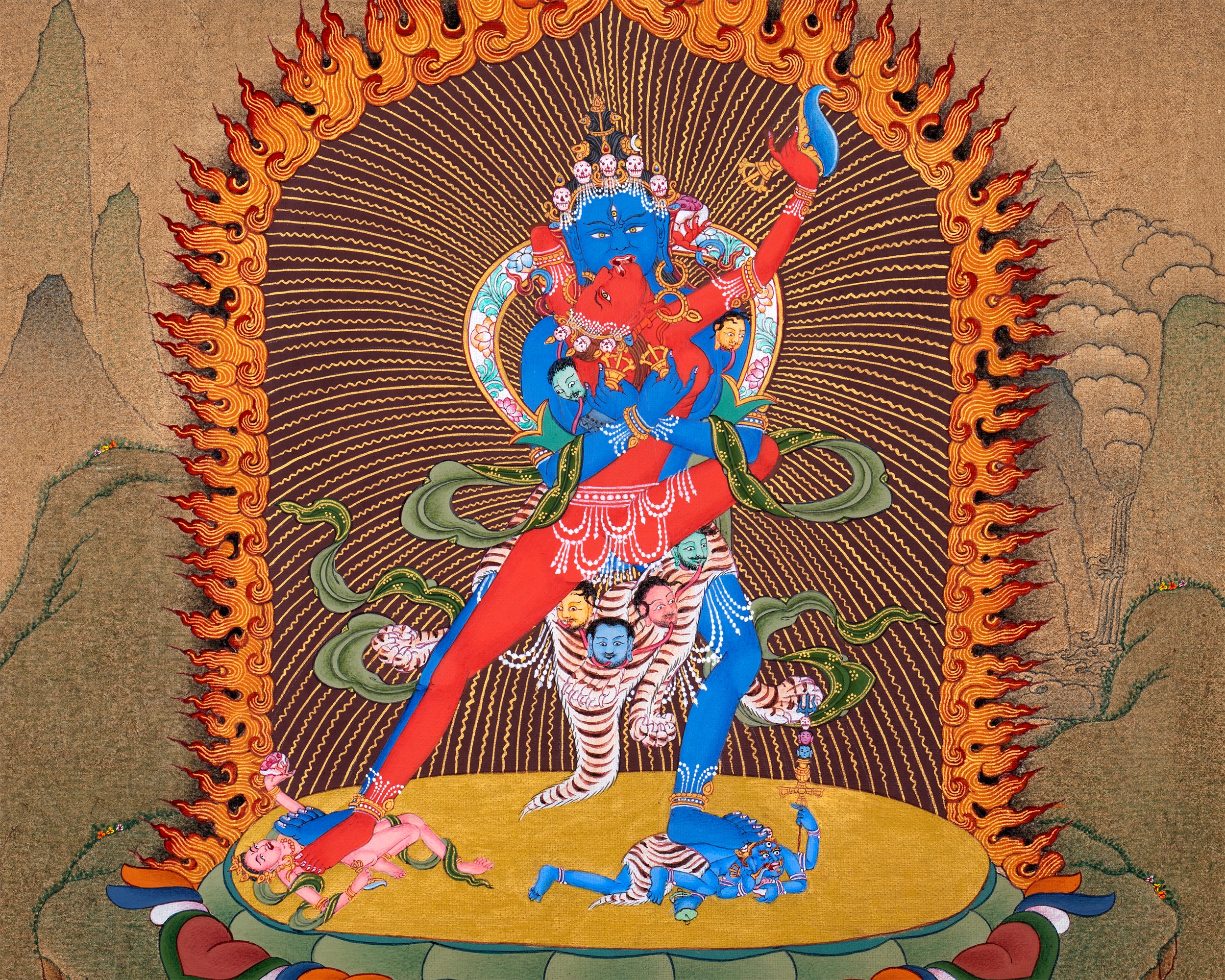 yab yum thangka