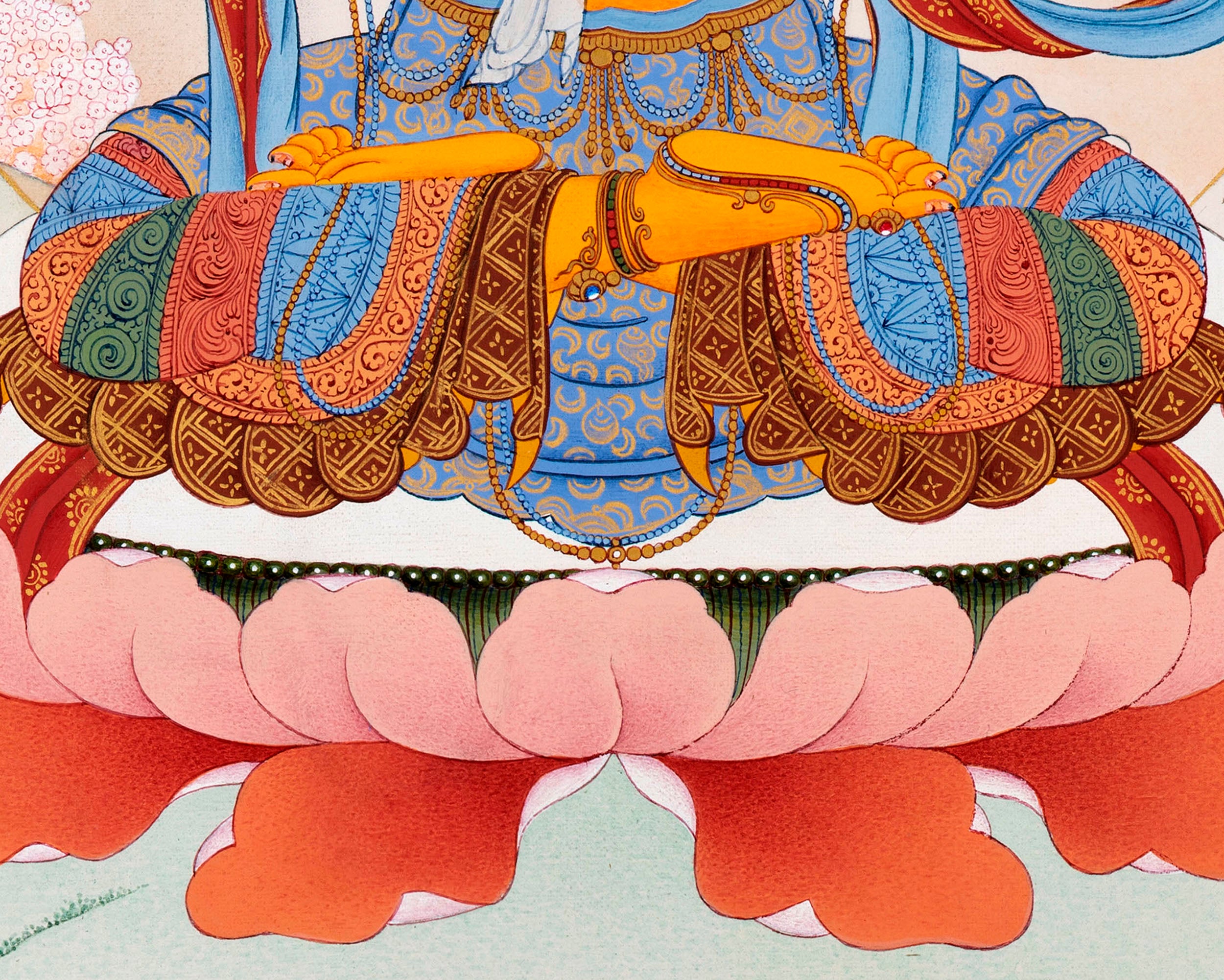 Manjushri Thangka | Tibetan Deity Art