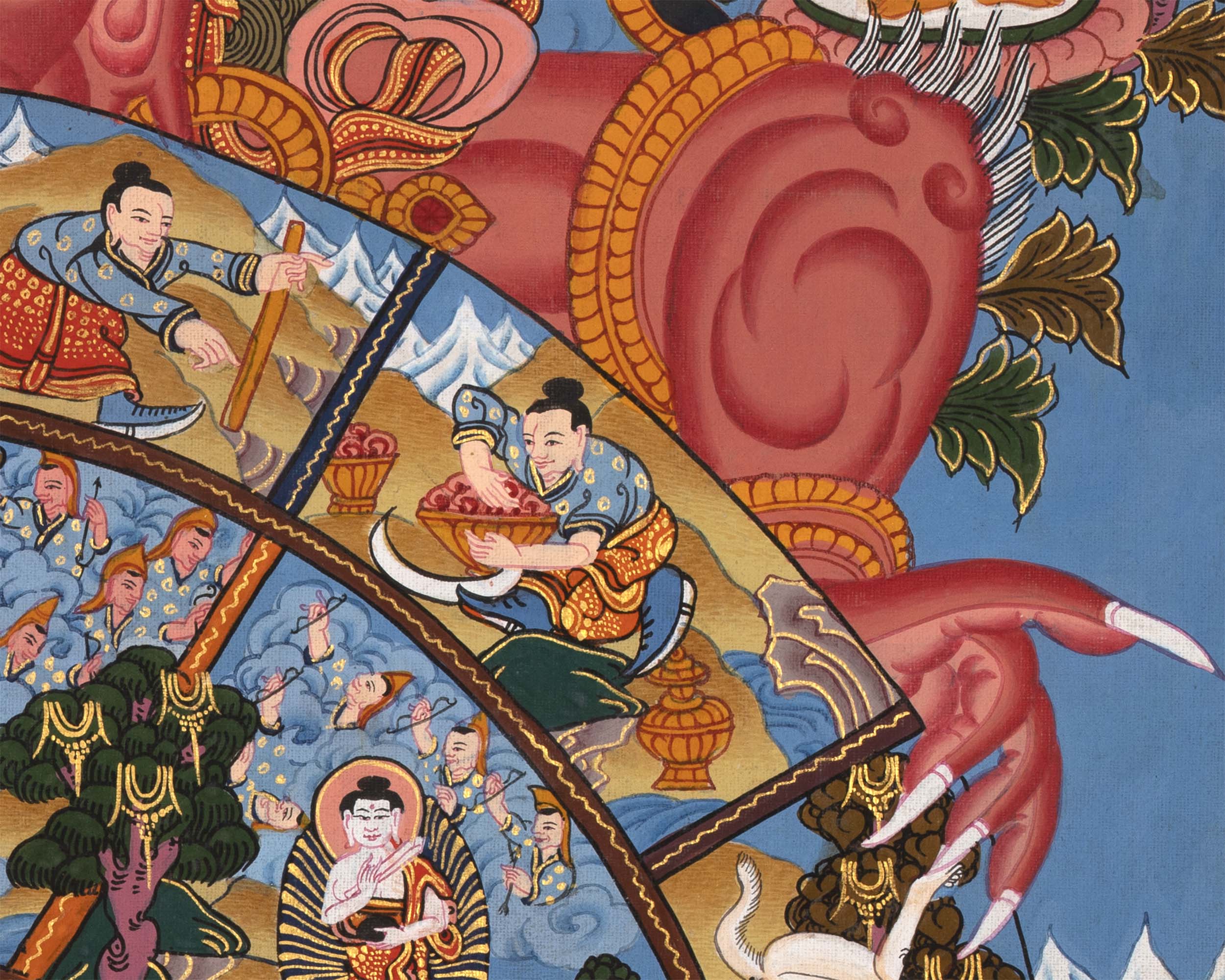 Wheel Of Life Bhavachakra | Buddhist Thangka
