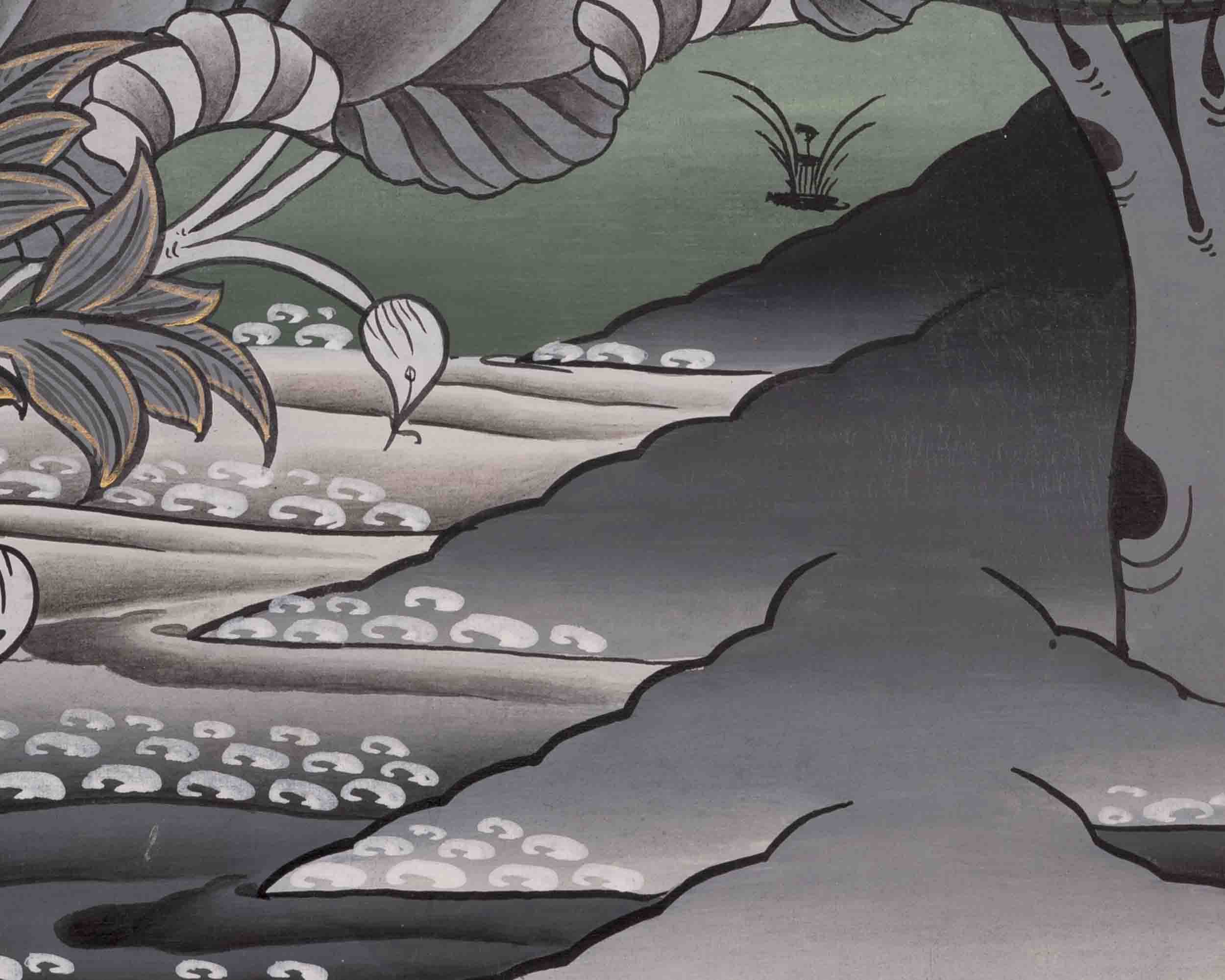 Buddha Samantabhadra Thangka | Traditional Tibetan Art | Wall Decors