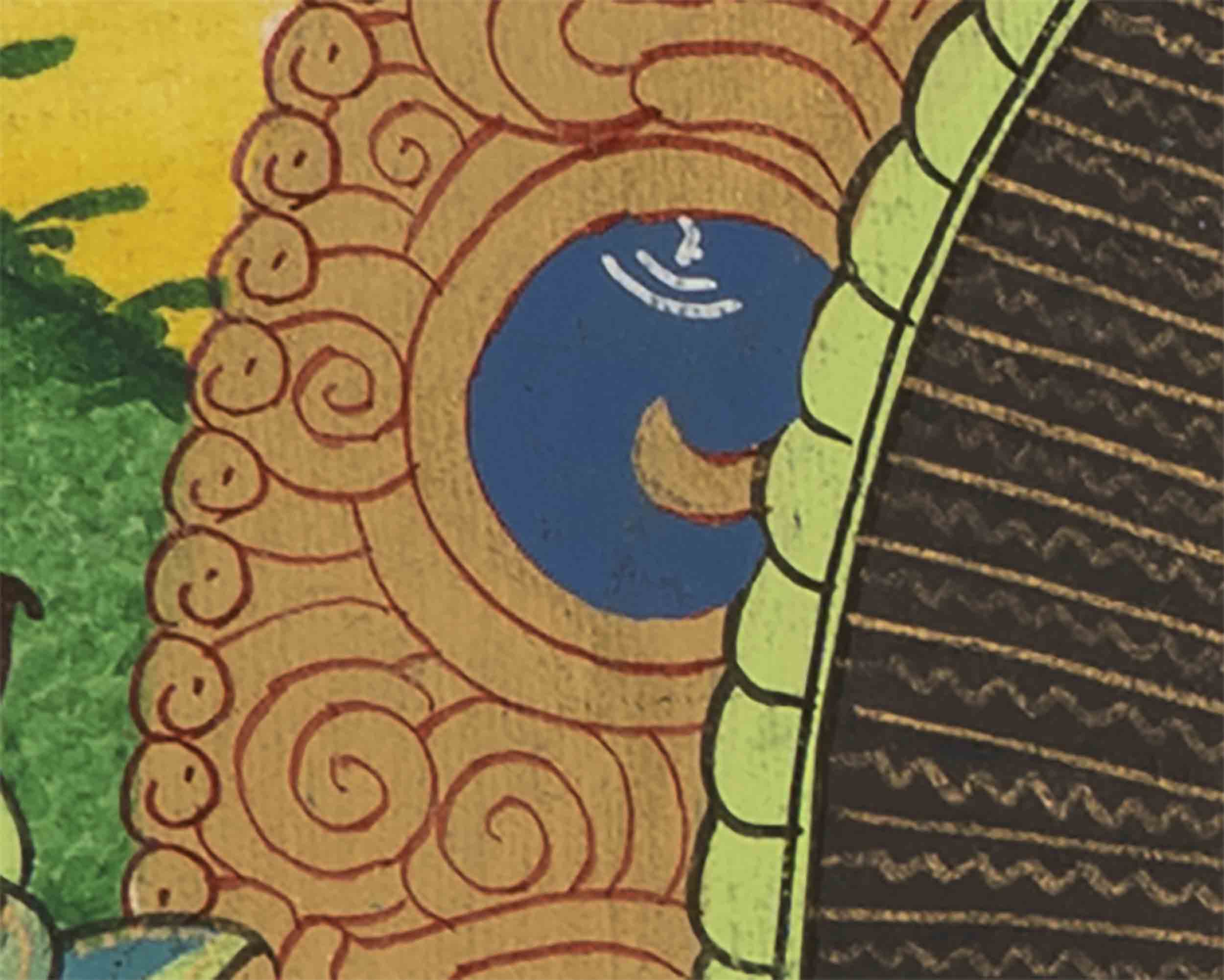 Jambala Kubera Thangka | Buddhist Wall Decors