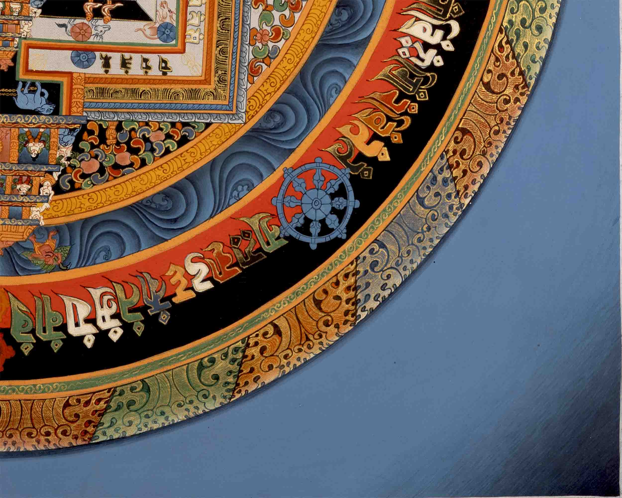 Kalachakra Mandala Tibetan Thangka | Zen Buddhism