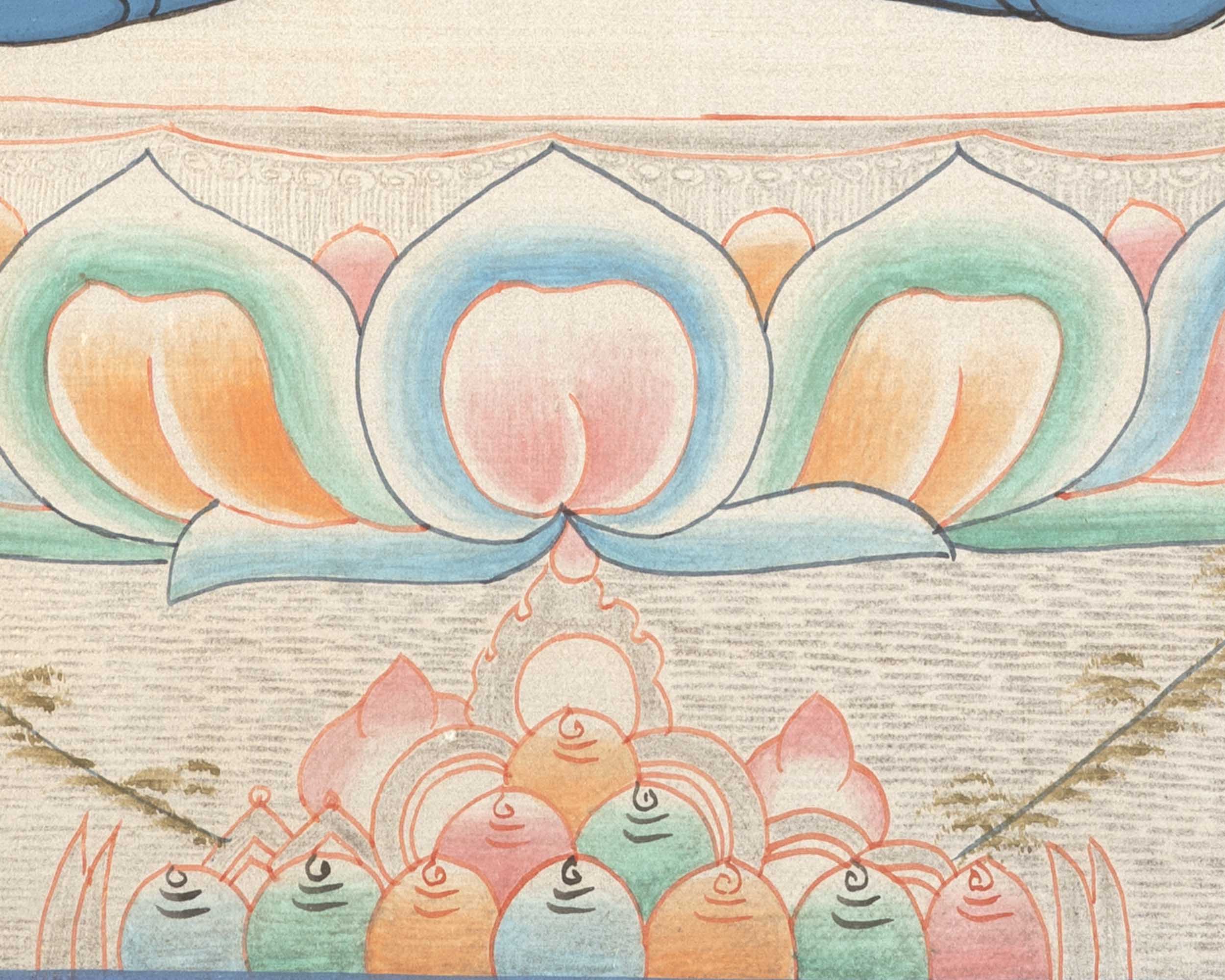 Samantabhadra Buddha Thangka | Wall Decor Thangka