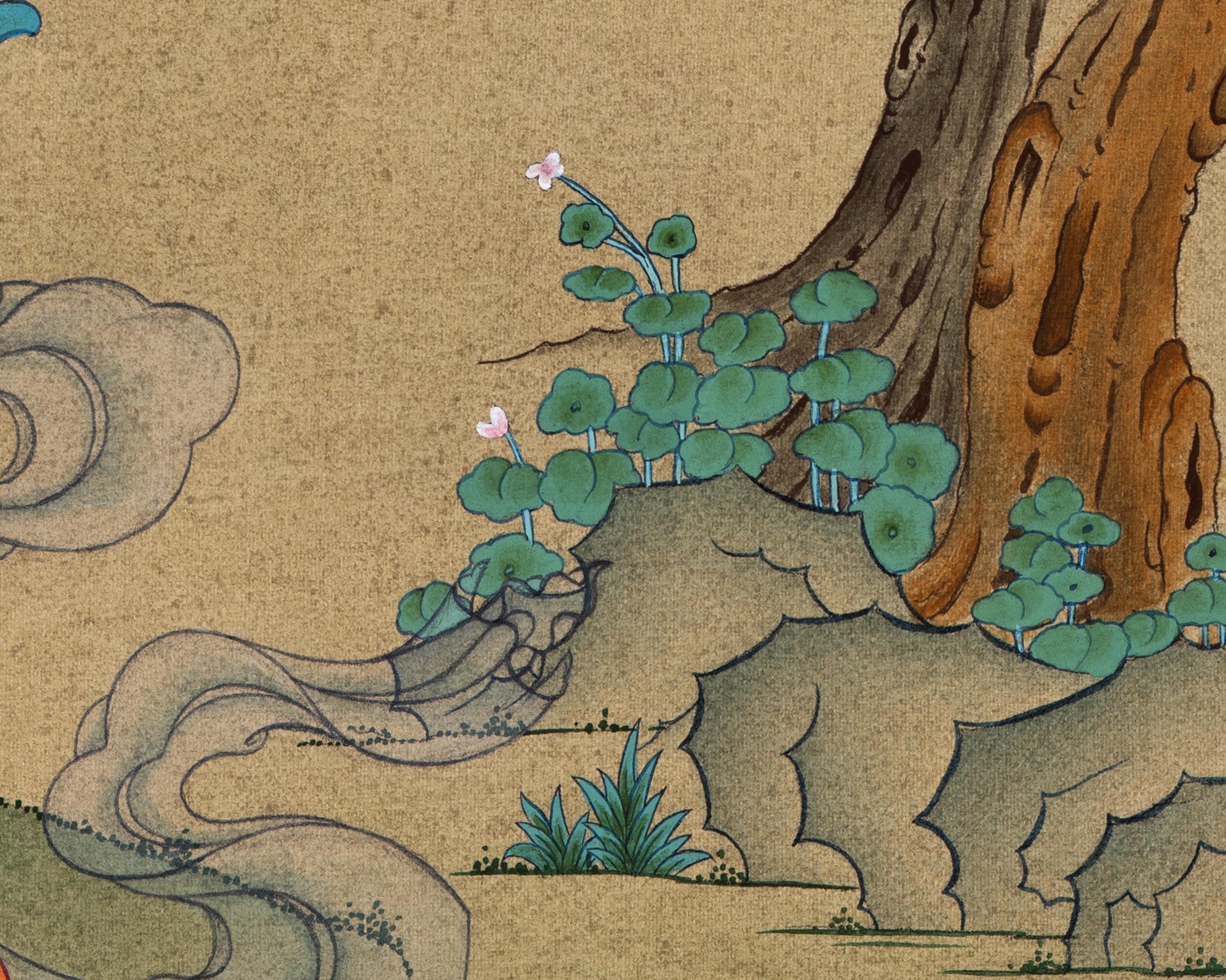 Large White Tara Thangka | Traditional Buddhist Art