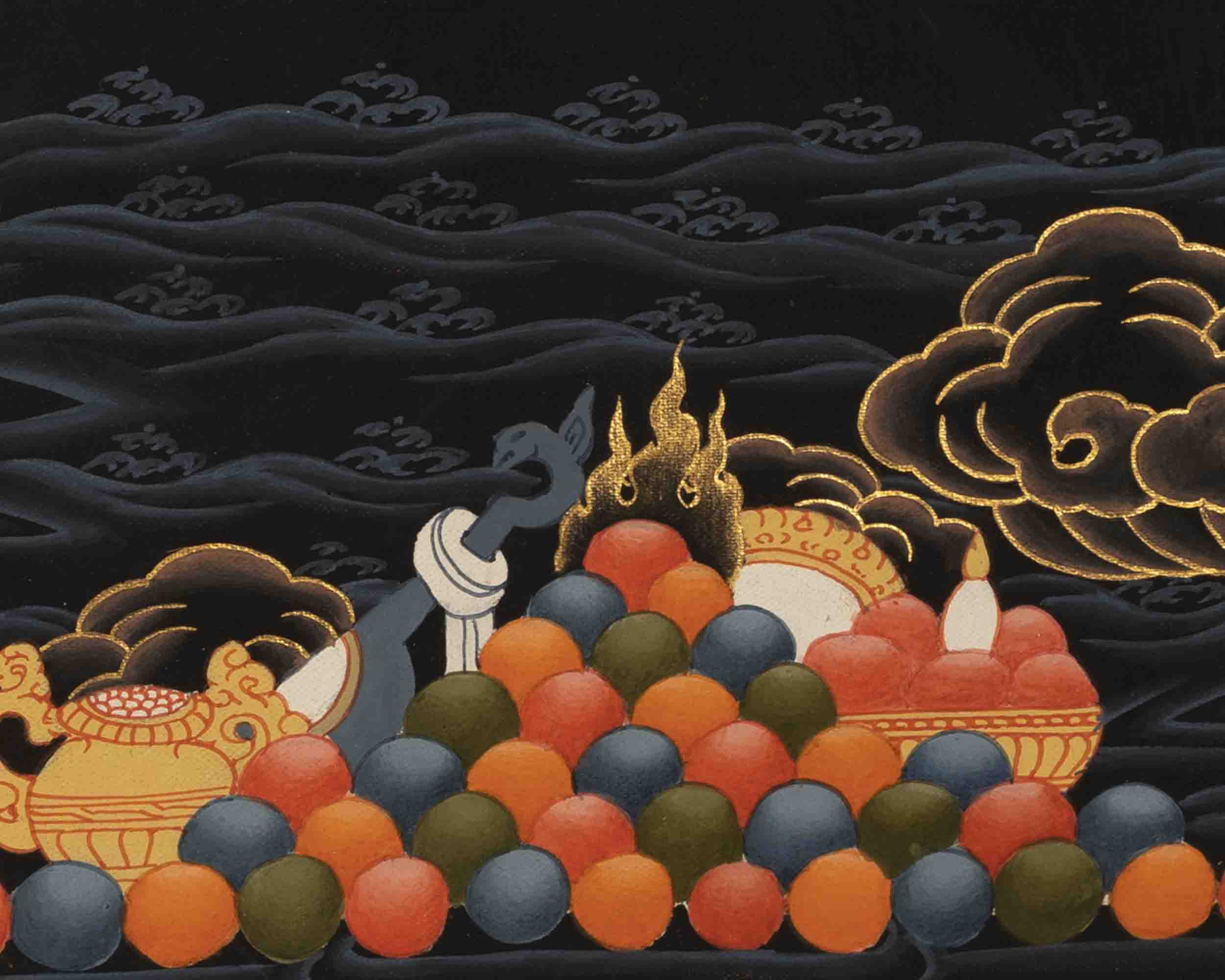 Manjushree Bodhisattva Thangka | Buddhist Religious Paintings