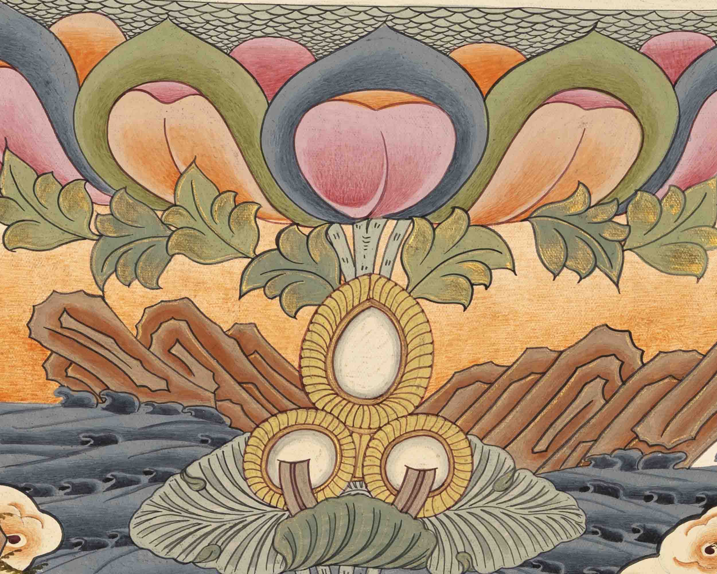 Yab Yum Buddha Thangka | Religious Painting