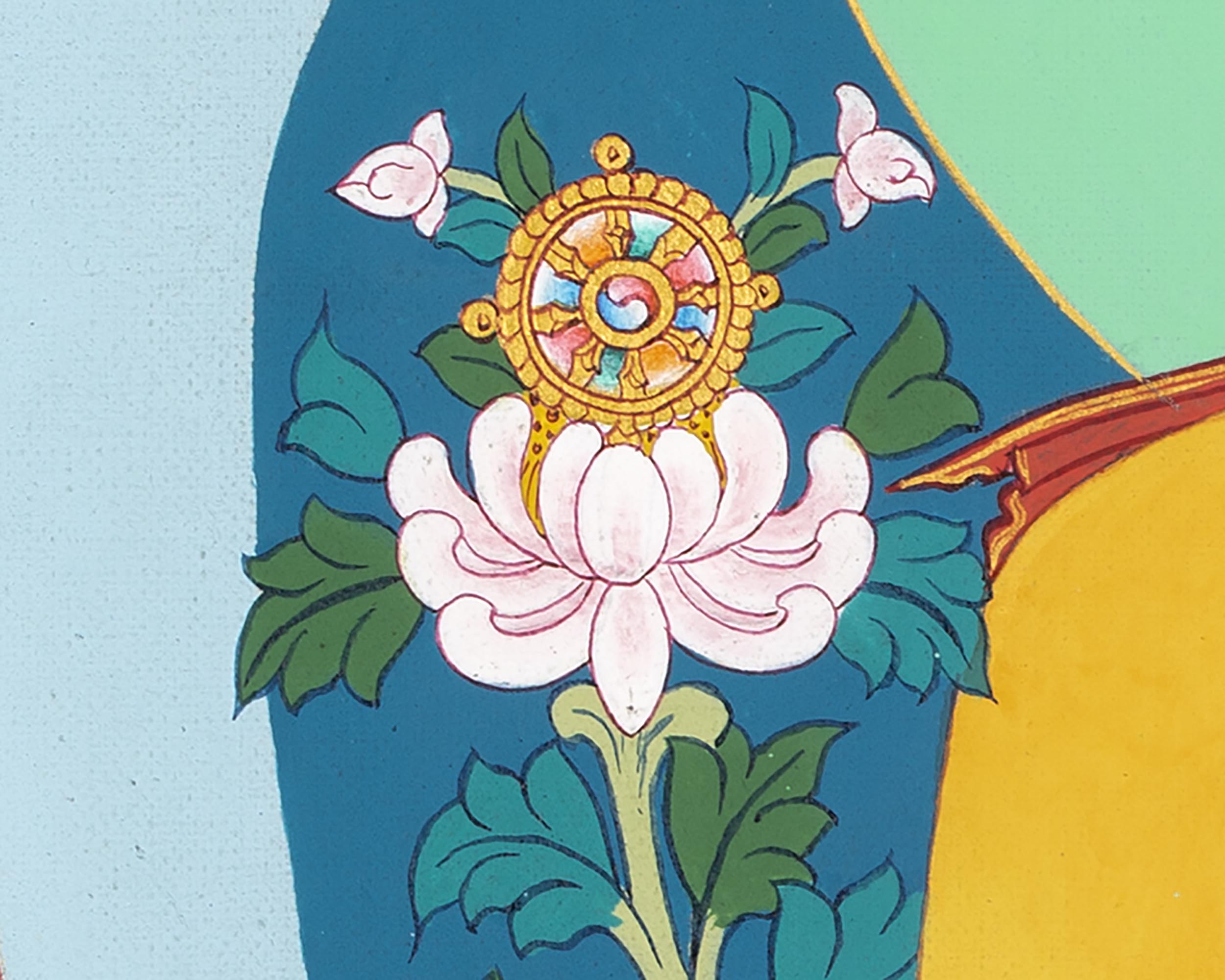 Maitreya Buddha Thangka | Tibetan Buddhist Deity | Himalayan Thangka Paintings