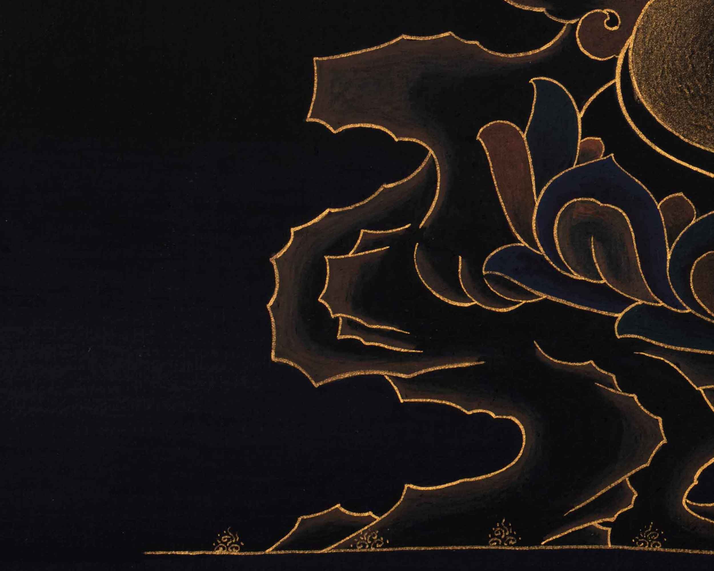 Himalayan Dakini Art For Troma Nagmo Mantra Practice | Feminine Embodiment Of Wisdom